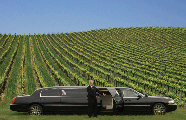 wine tour limo