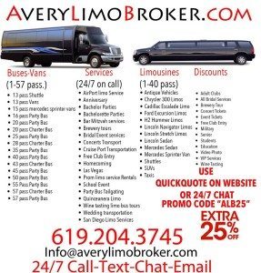 Top San Diego Best Limo Service Rental Company