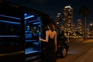 luxury night out in a san diego party bus rental