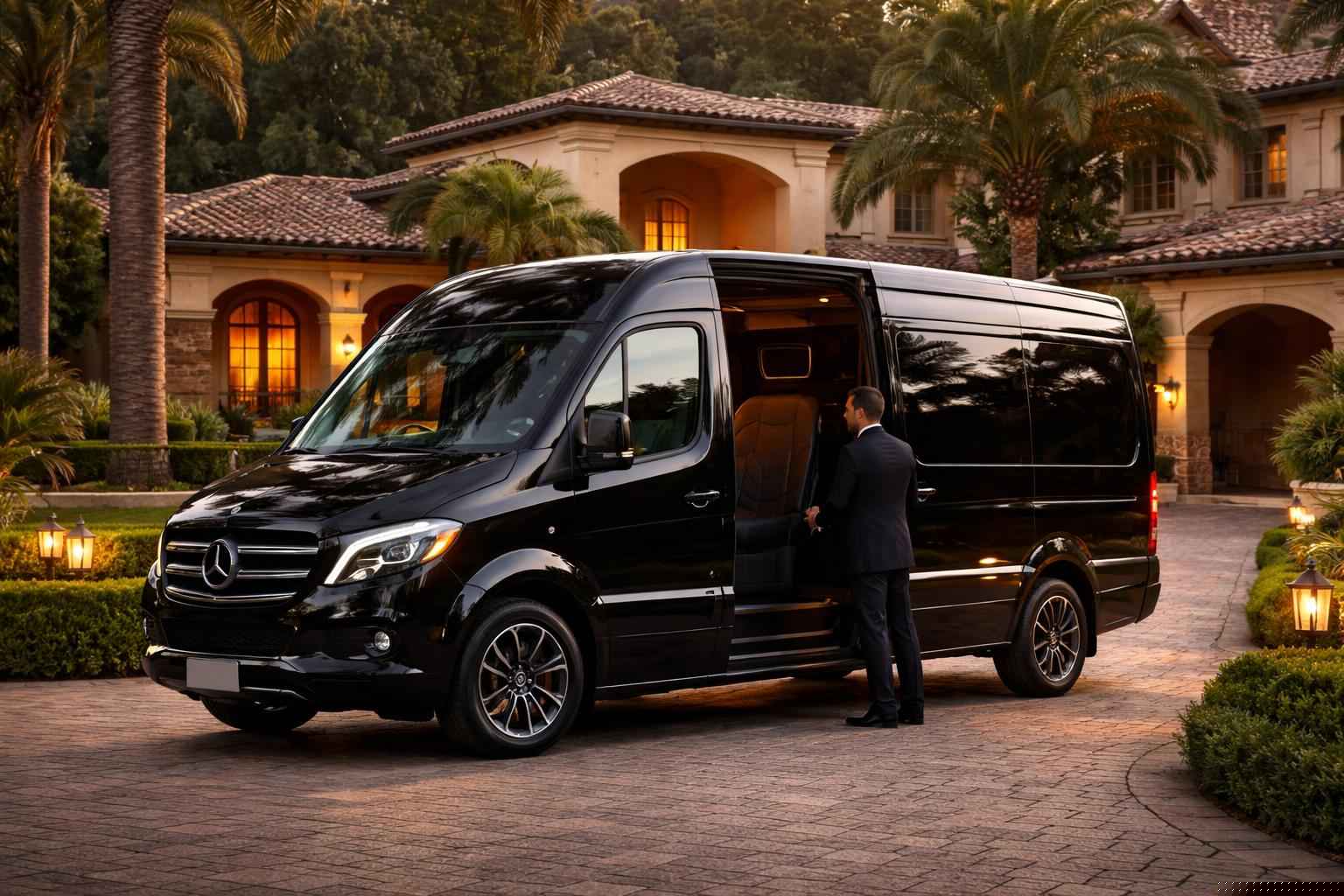 Sprinter Van Rental Services With Driver In Fairbanks Ranch Ca
