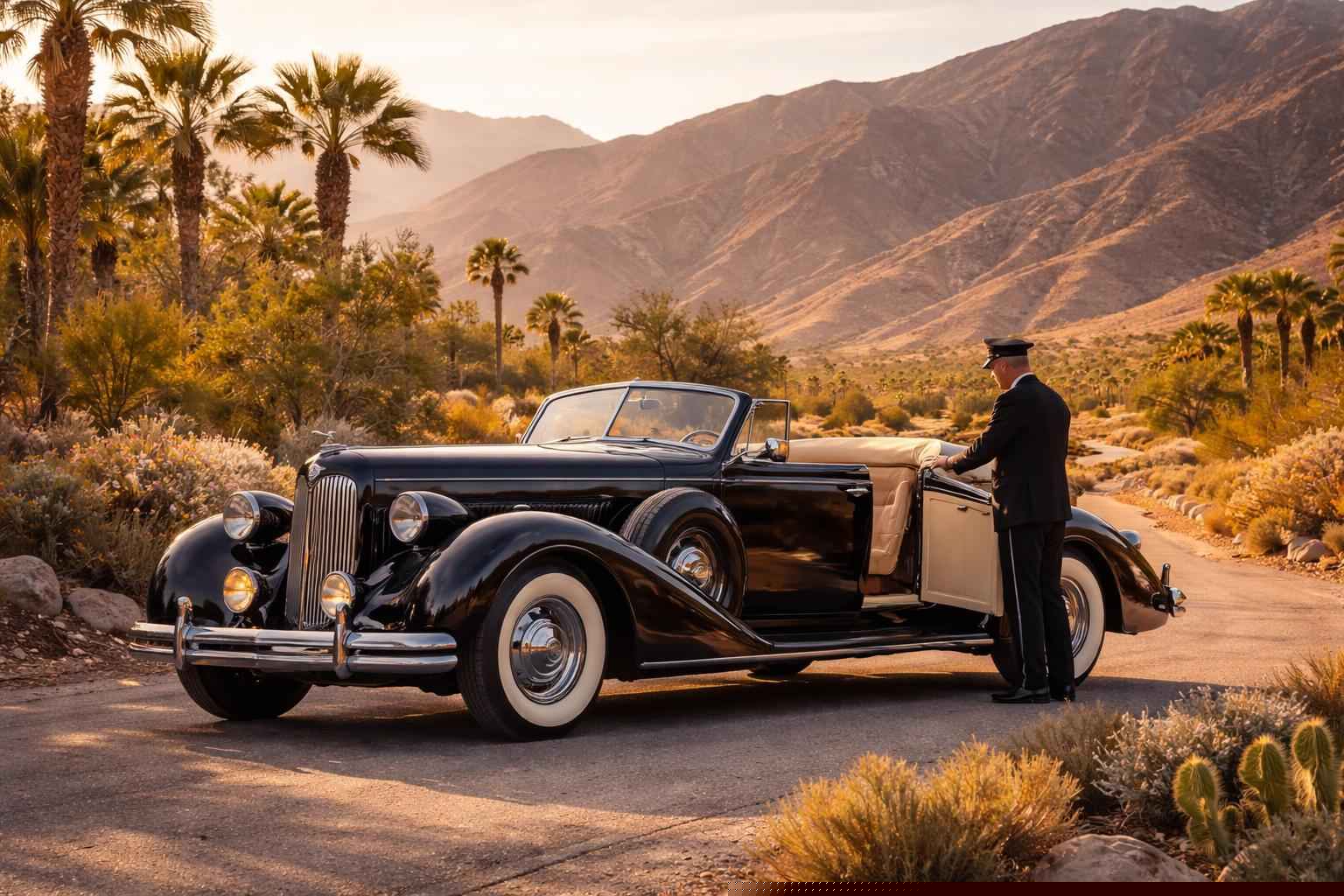 Antique Vehicle Rental Services With Driver In Borrego Springs California