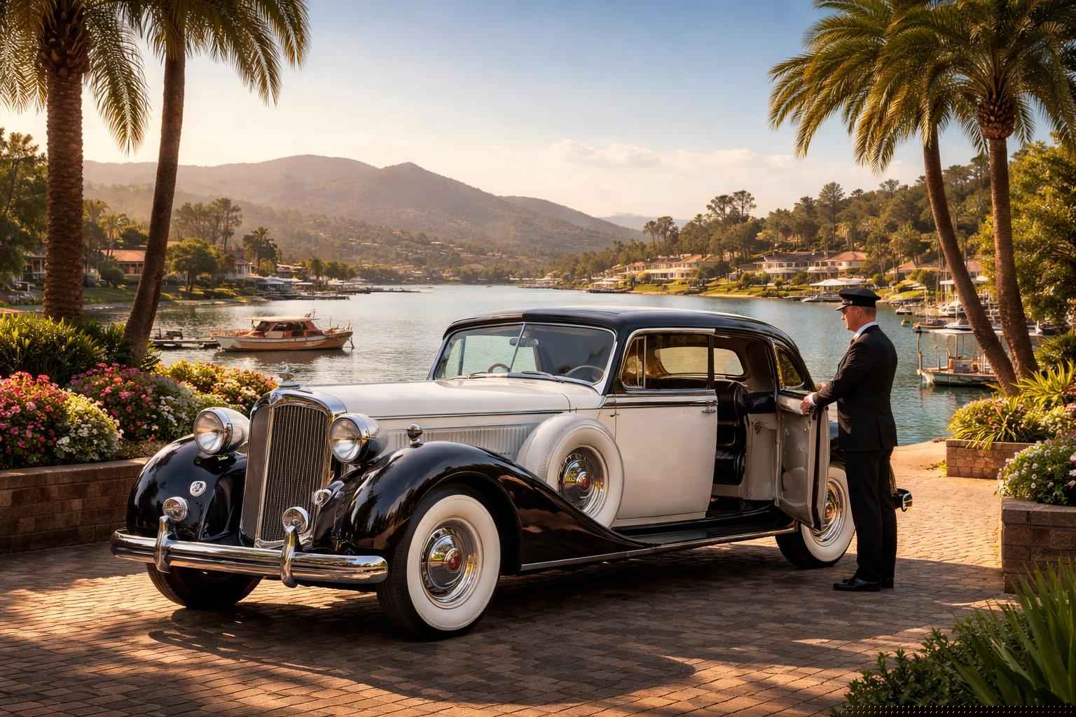 Antique Vehicle Rental Services With Driver In Lake San Marcos California