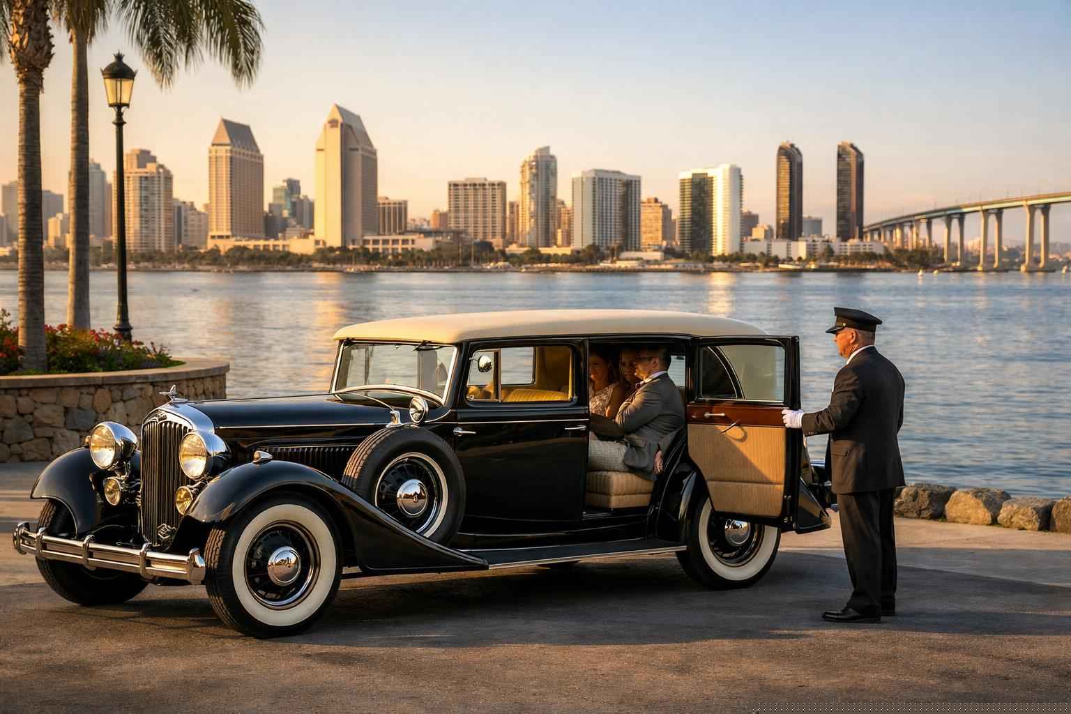 Antique Vehicle Rental With Driver Coronado Ca
