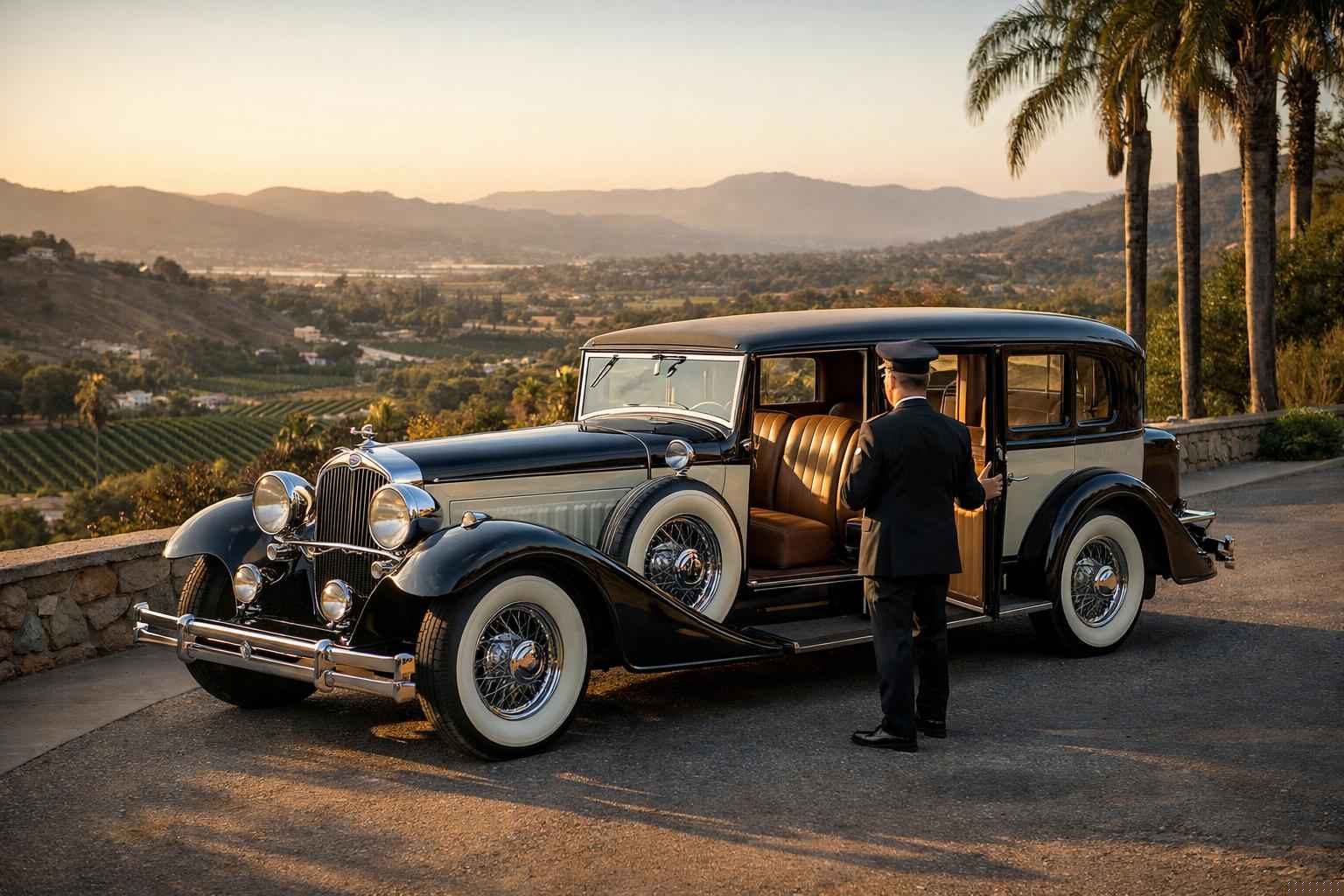 Antique Vehicle Rental With Driver Escondido Ca