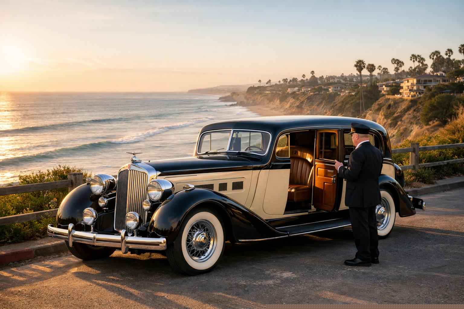Antique Vehicle Rental With Driver In Encinitas Ca