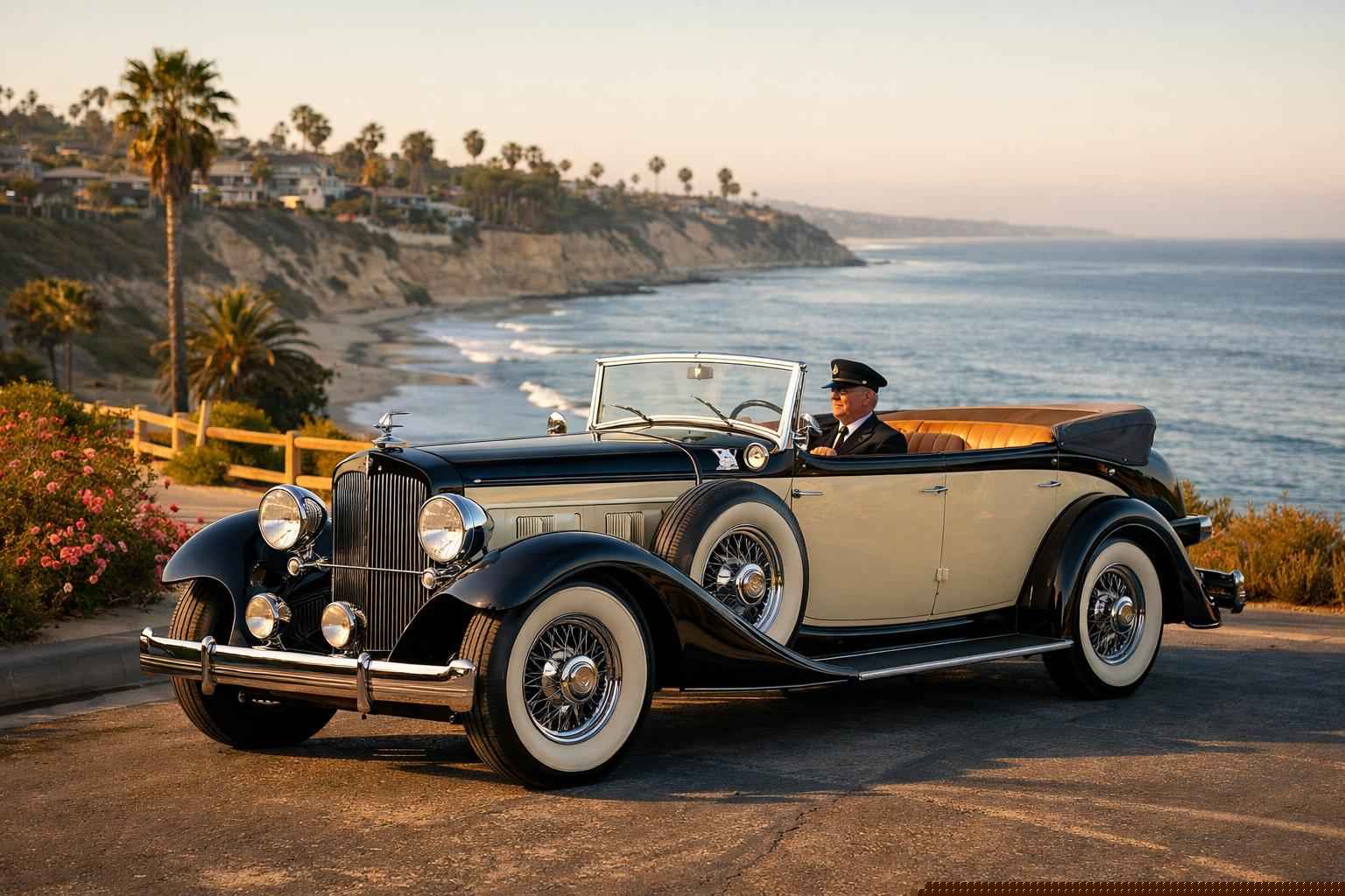 Antique Vehicle Rental With Driver Near Me Encinitas Ca