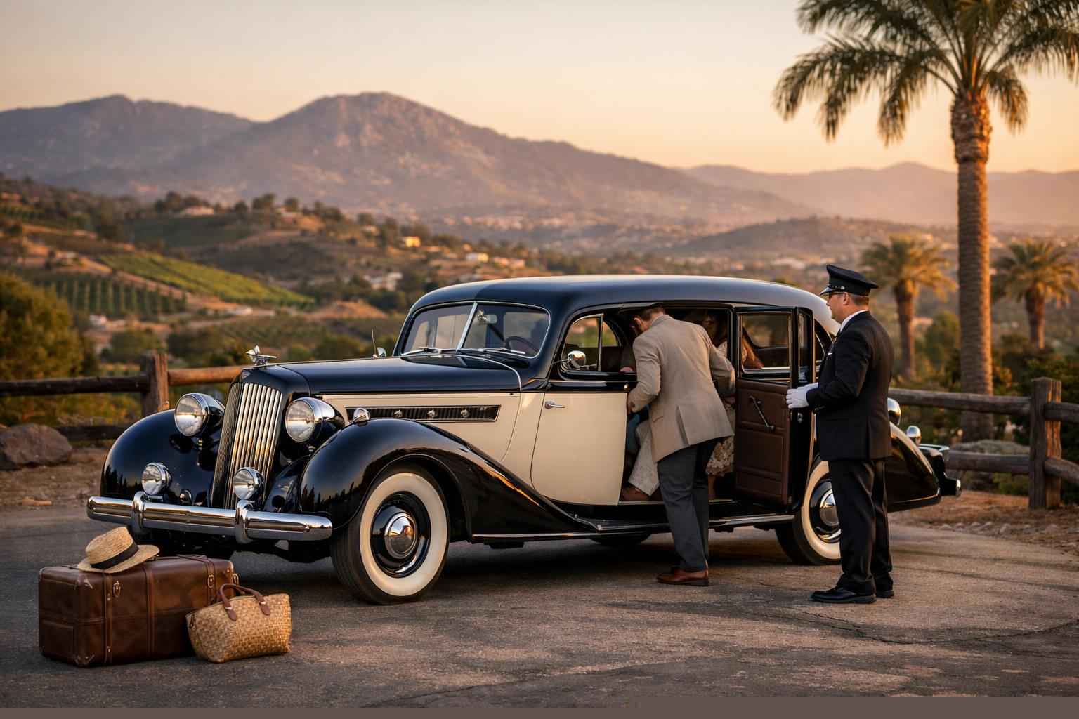 Antique Vehicle Rental With Driver Near Me Escondido Ca