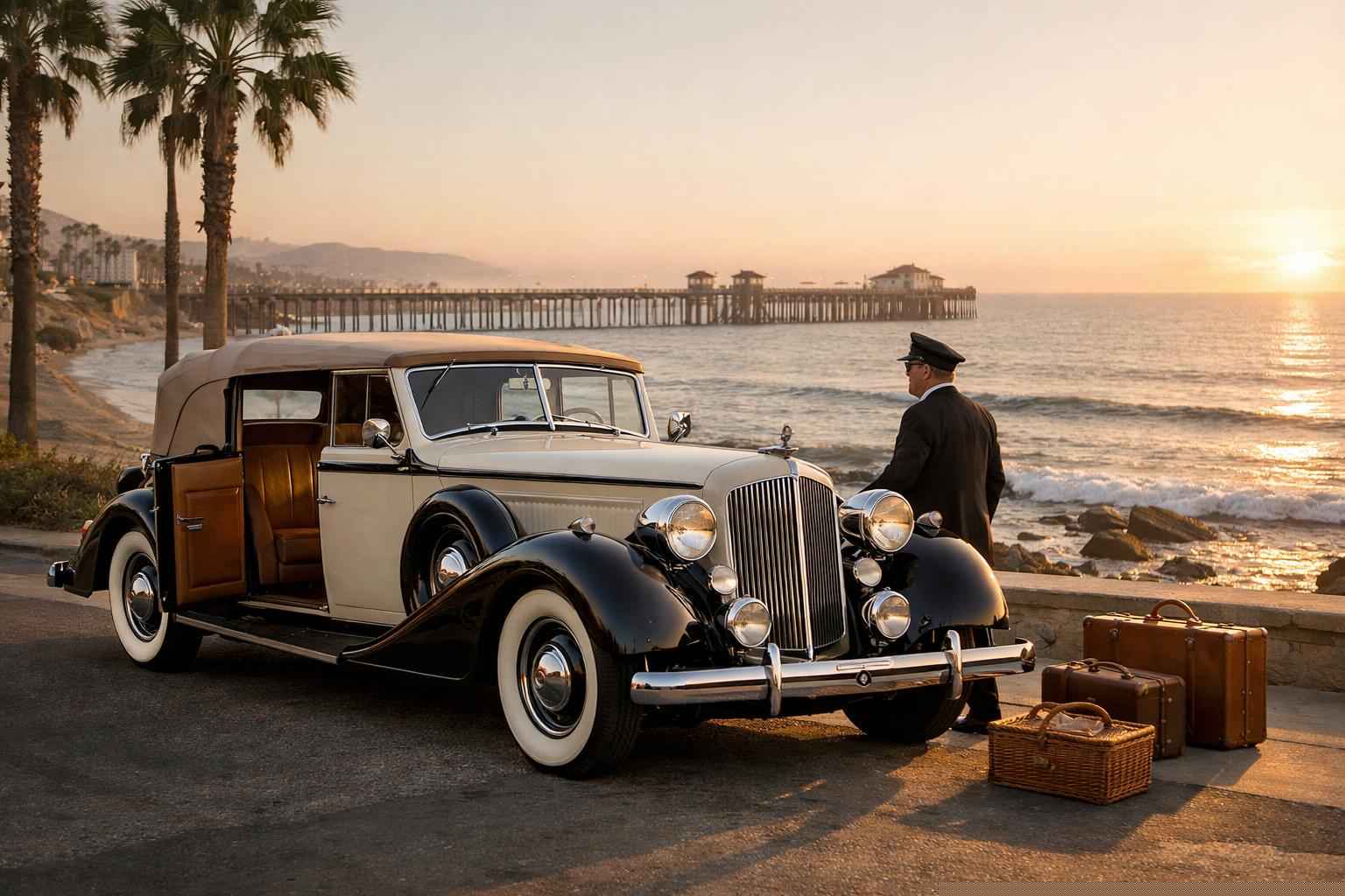 Antique Vehicle Rental With Driver Oceanside Ca