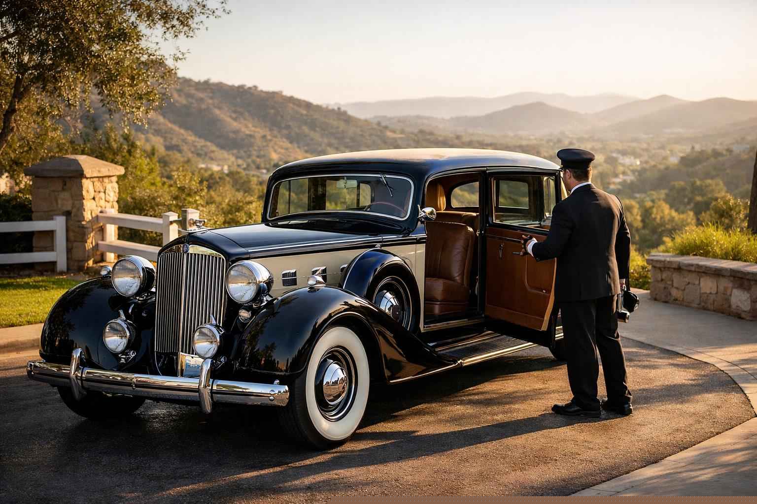 Antique Vehicle Rental With Driver Poway Ca