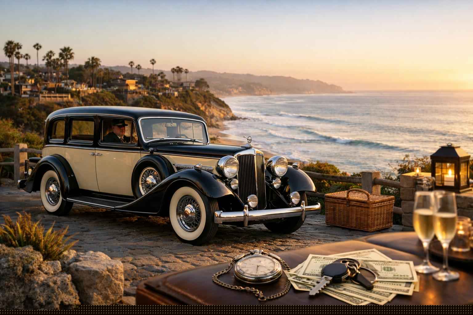 Antique Vehicle Rental With Driver Prices In Del Mar Ca