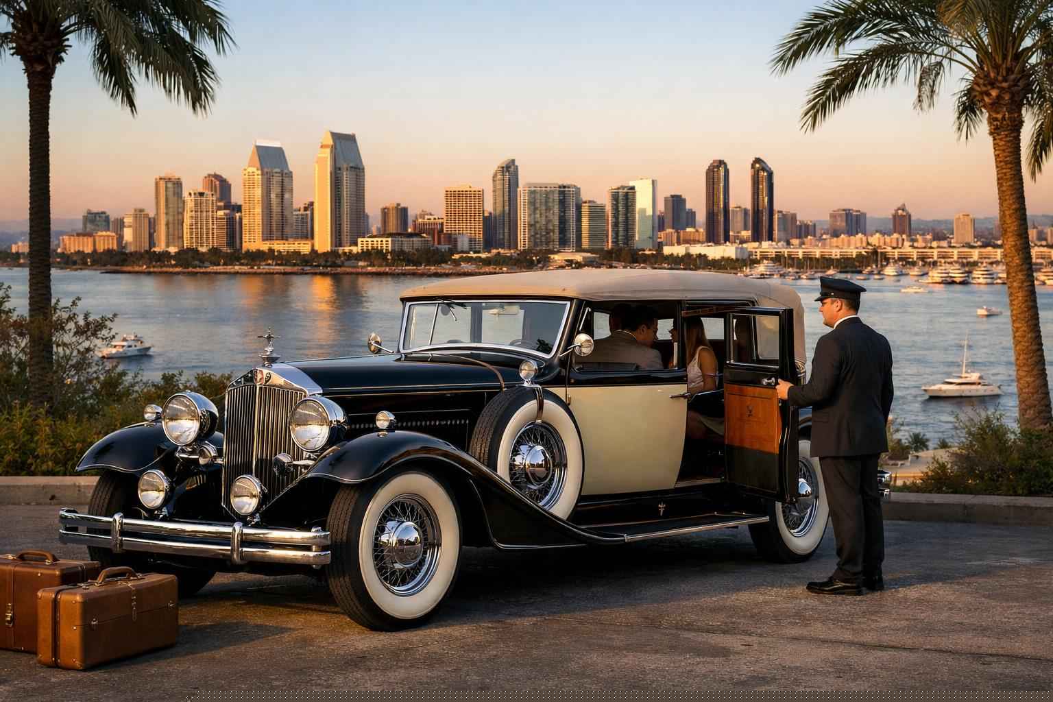 Antique Vehicle Rental With Driver Prices In San Diego Ca