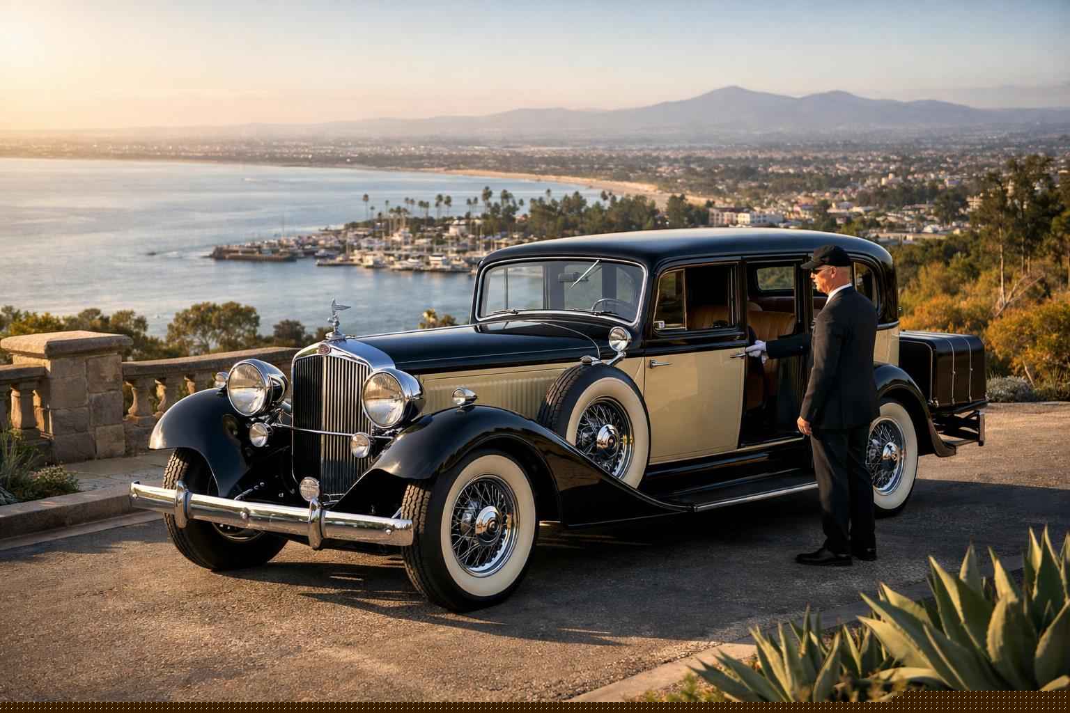 Antique Vehicle Rental With Driver Services In Chula Vista California