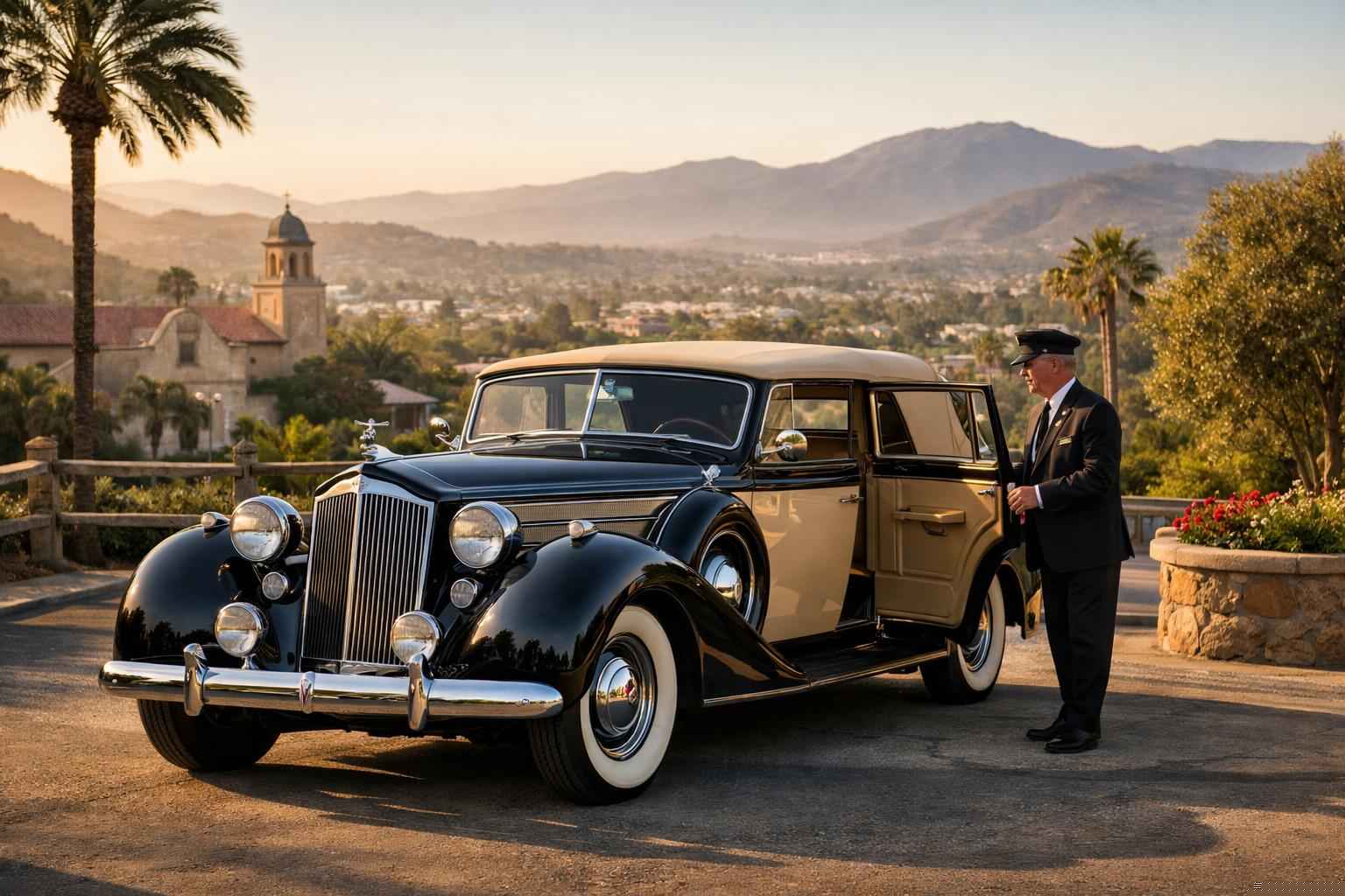 Antique Vehicle Rental With Driver Services In Escondido California
