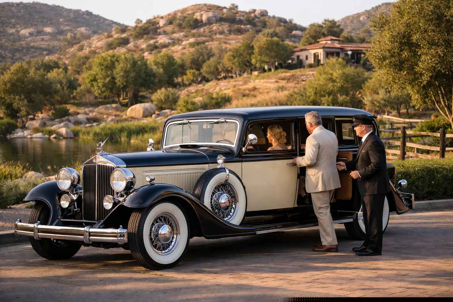 Antique Vehicle Rental With Driver Services In Poway California