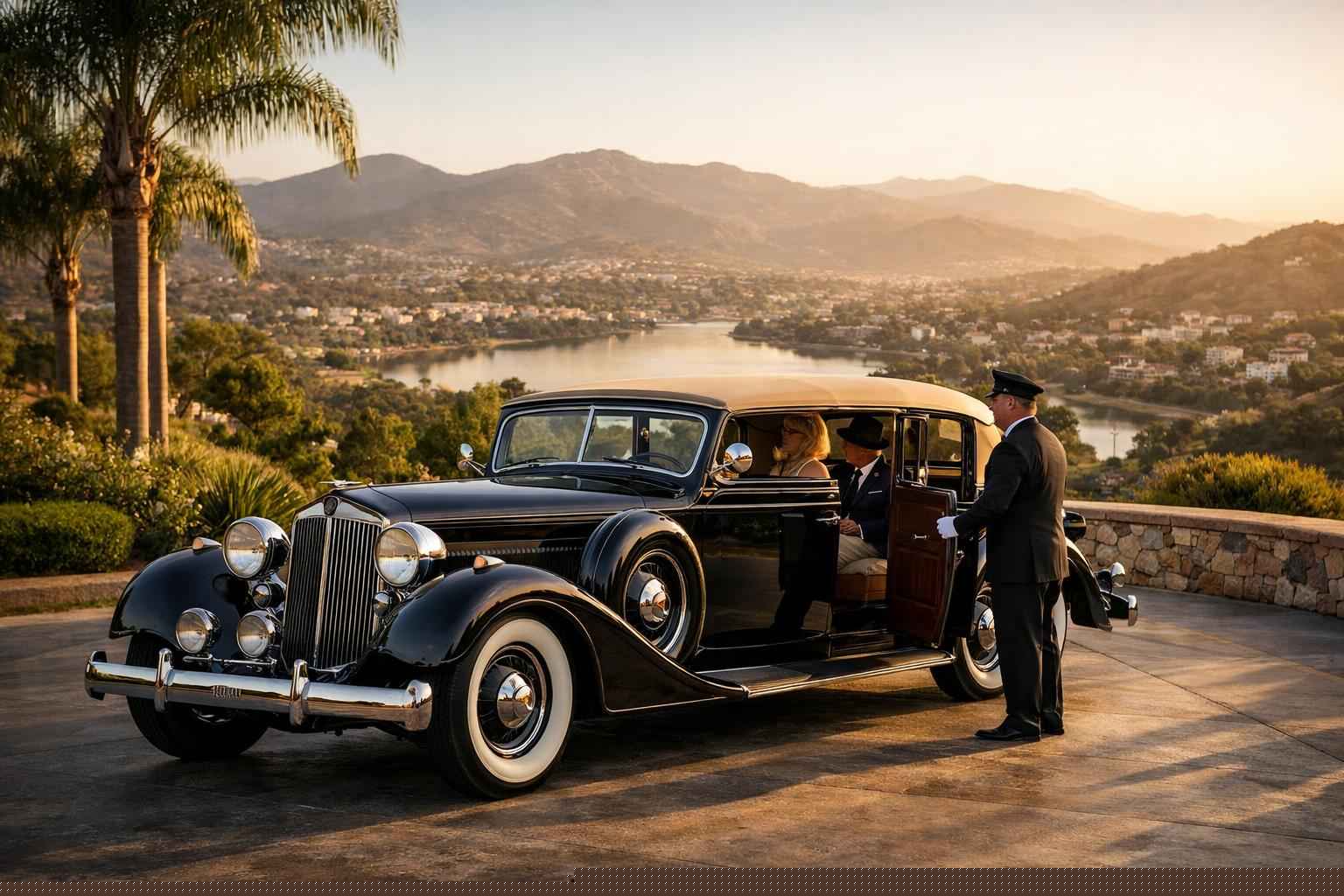 Antique Vehicle Rental With Driver Services In San Marcos California
