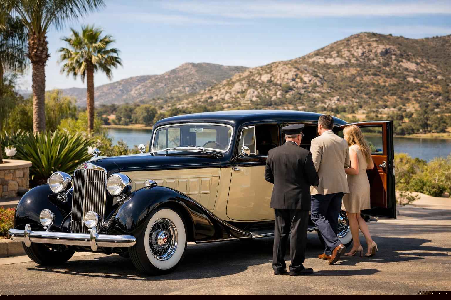 Antique Vehicle Rental With Driver Services In Santee California
