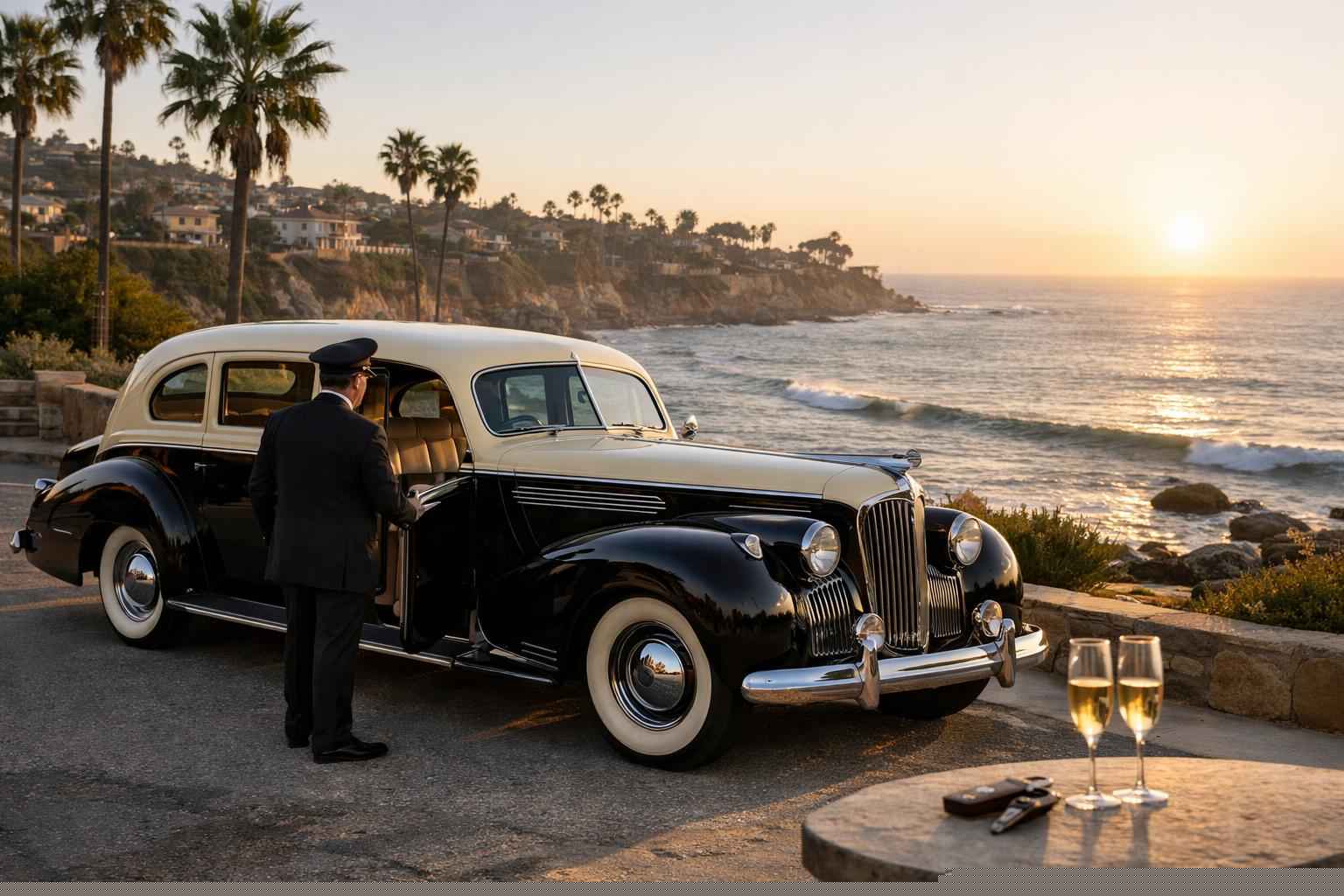 Antique Vehicle Service With Driver Carlsbad Ca