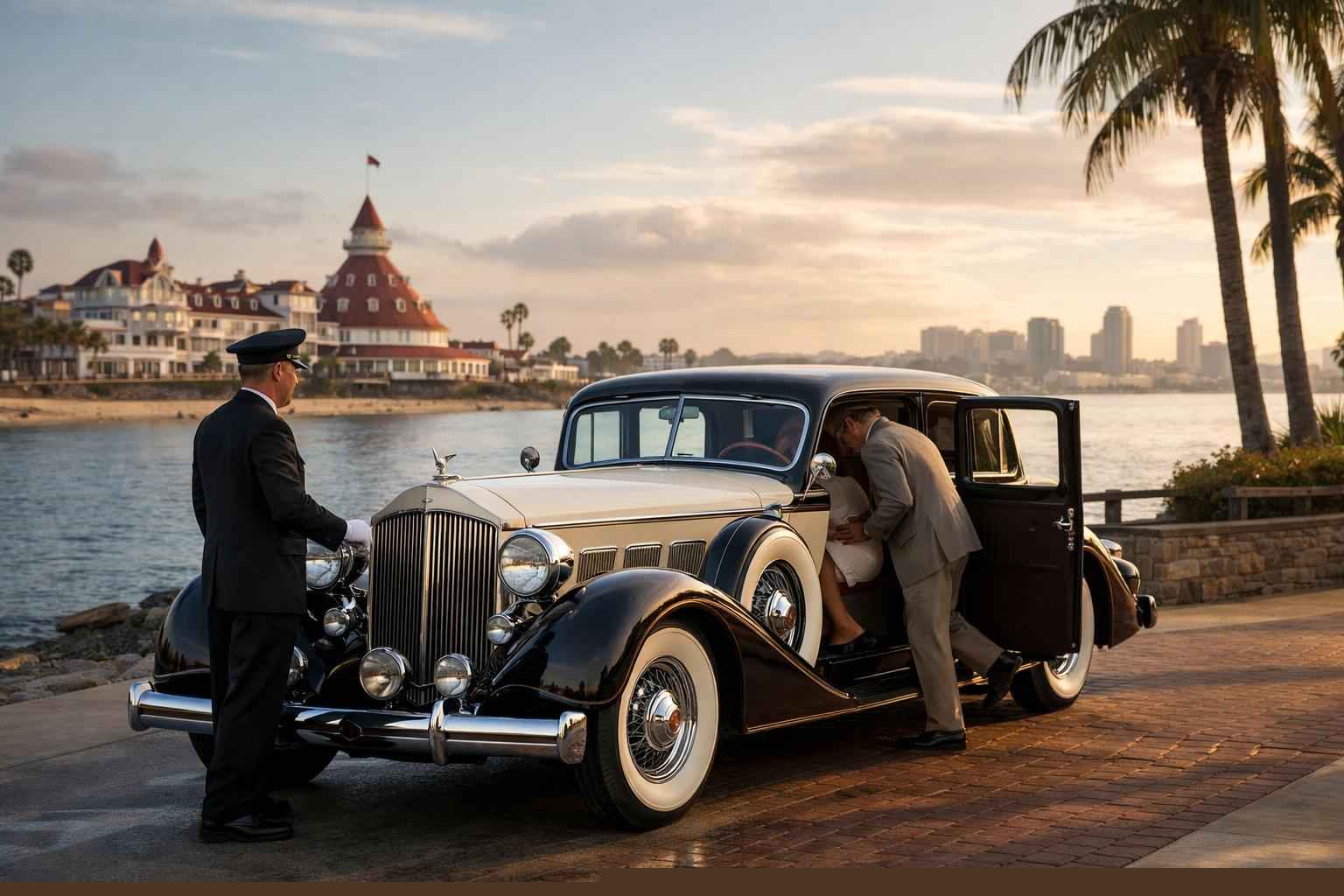 Antique Vehicle Service With Driver Coronado Ca