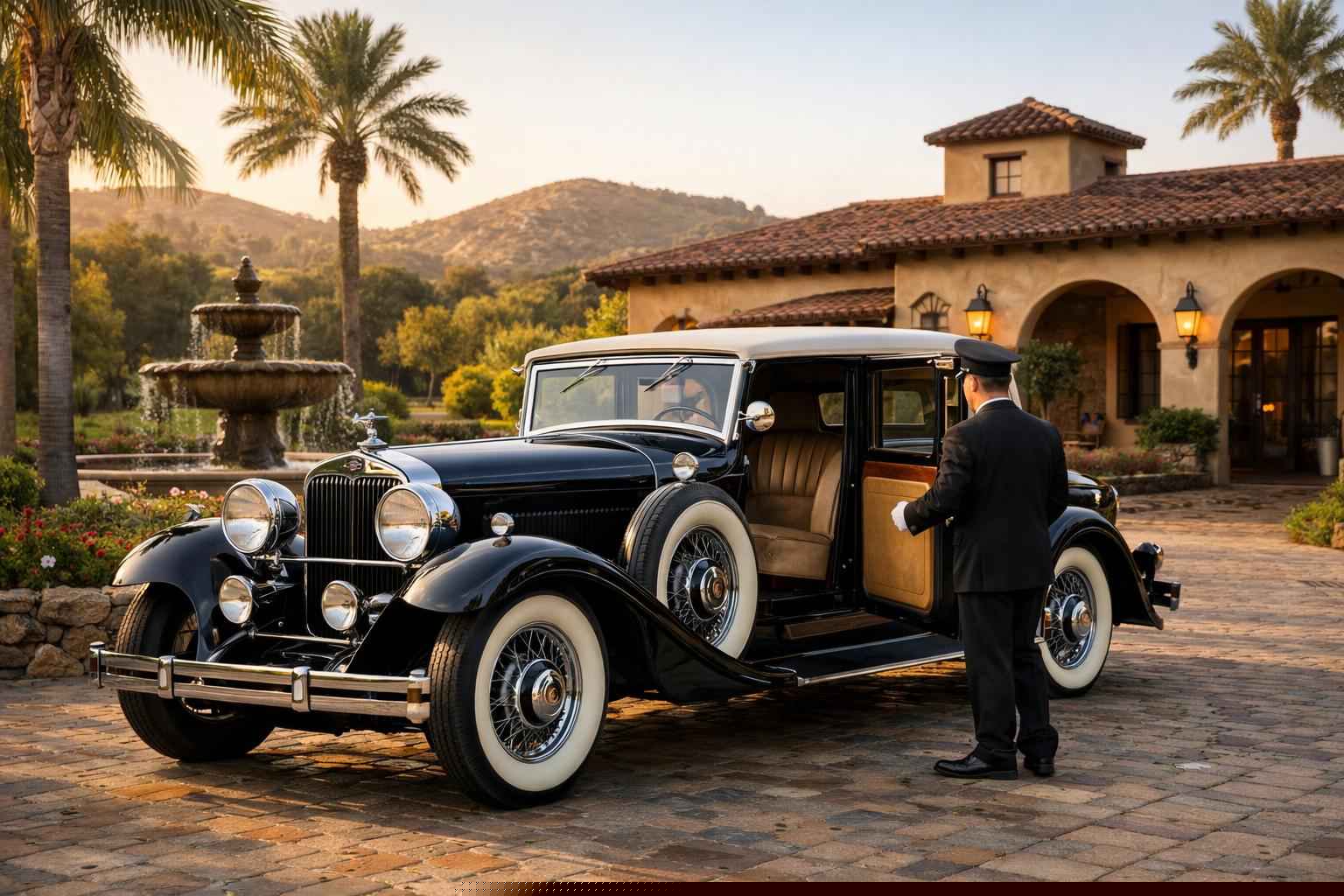 Antique Vehicle Service With Driver Escondido Ca