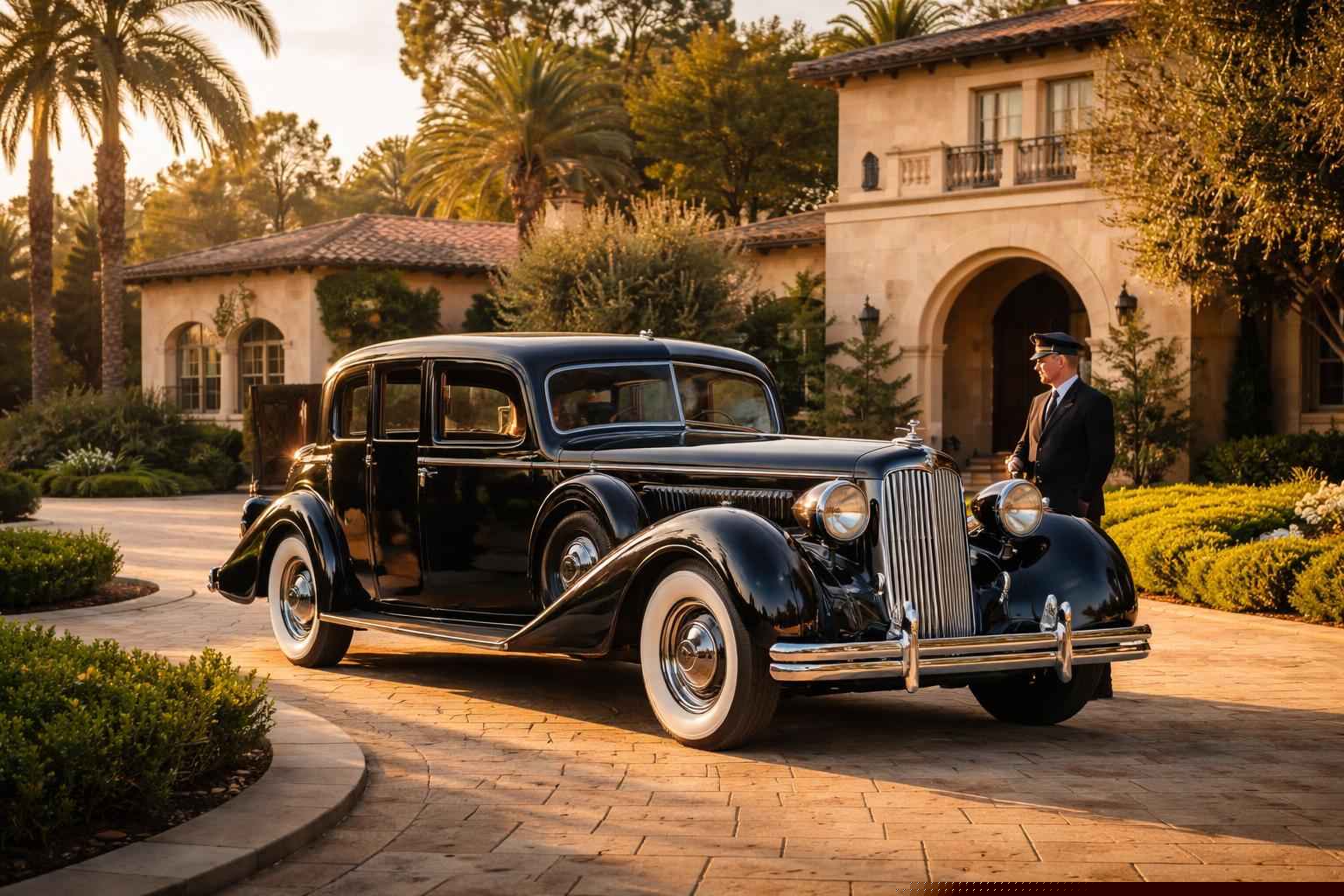 Antique Vehicle Service With Driver In Fairbanks Ranch Ca