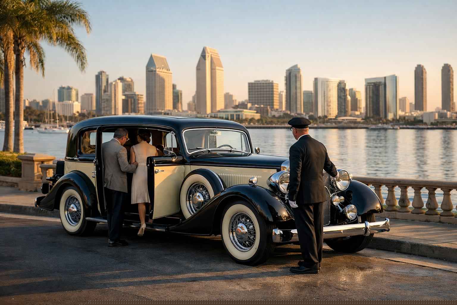 Antique Vehicle Service With Driver San Diego Ca