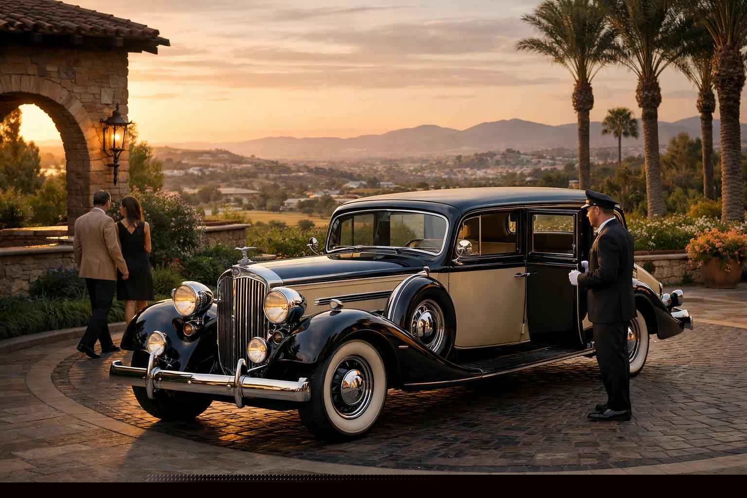 Antique Vehicle Service With Driver Vista Ca