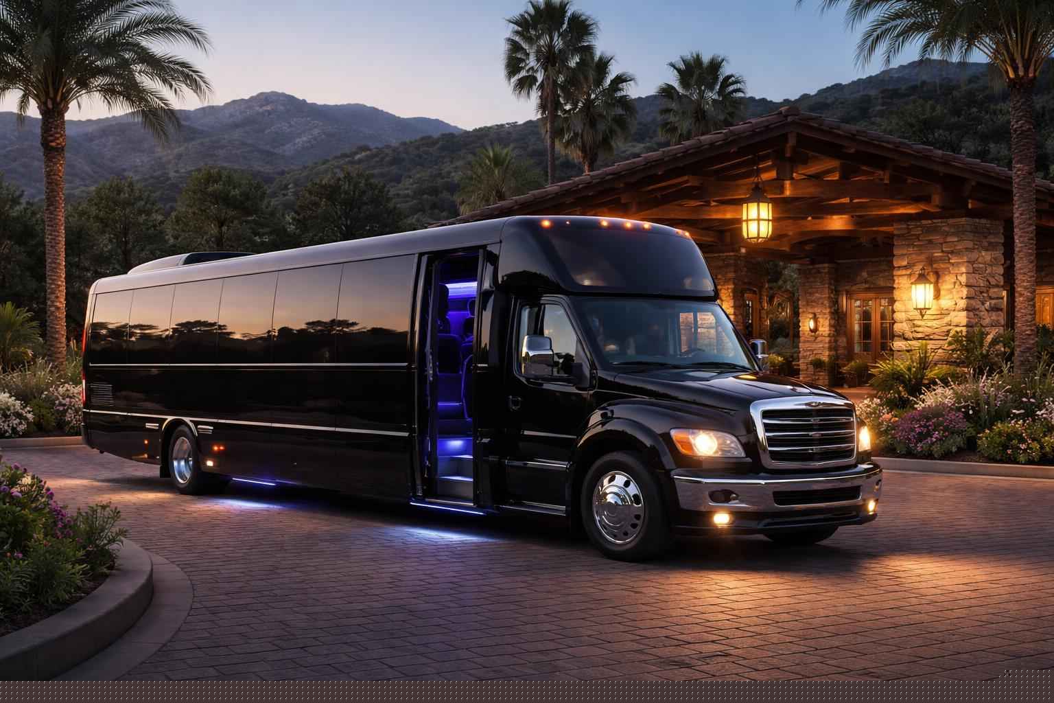 Limo Bus Rental In Alpine California Best Alpine Ca Limo Bus Company