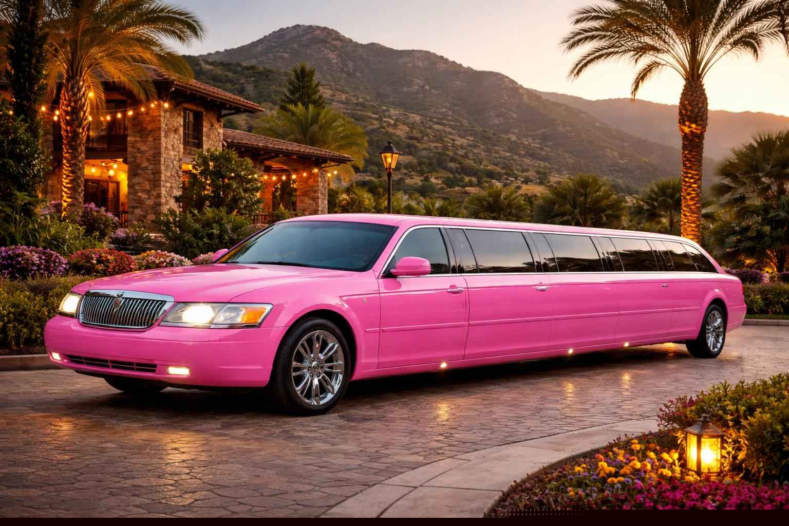 Pink Limo Rental In Alpine California Best Alpine Ca Pink Limo Company