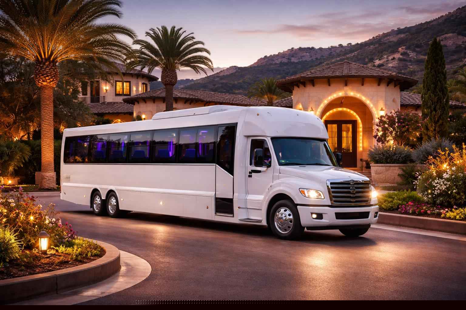 Best Alpine Ca White Party Bus Company