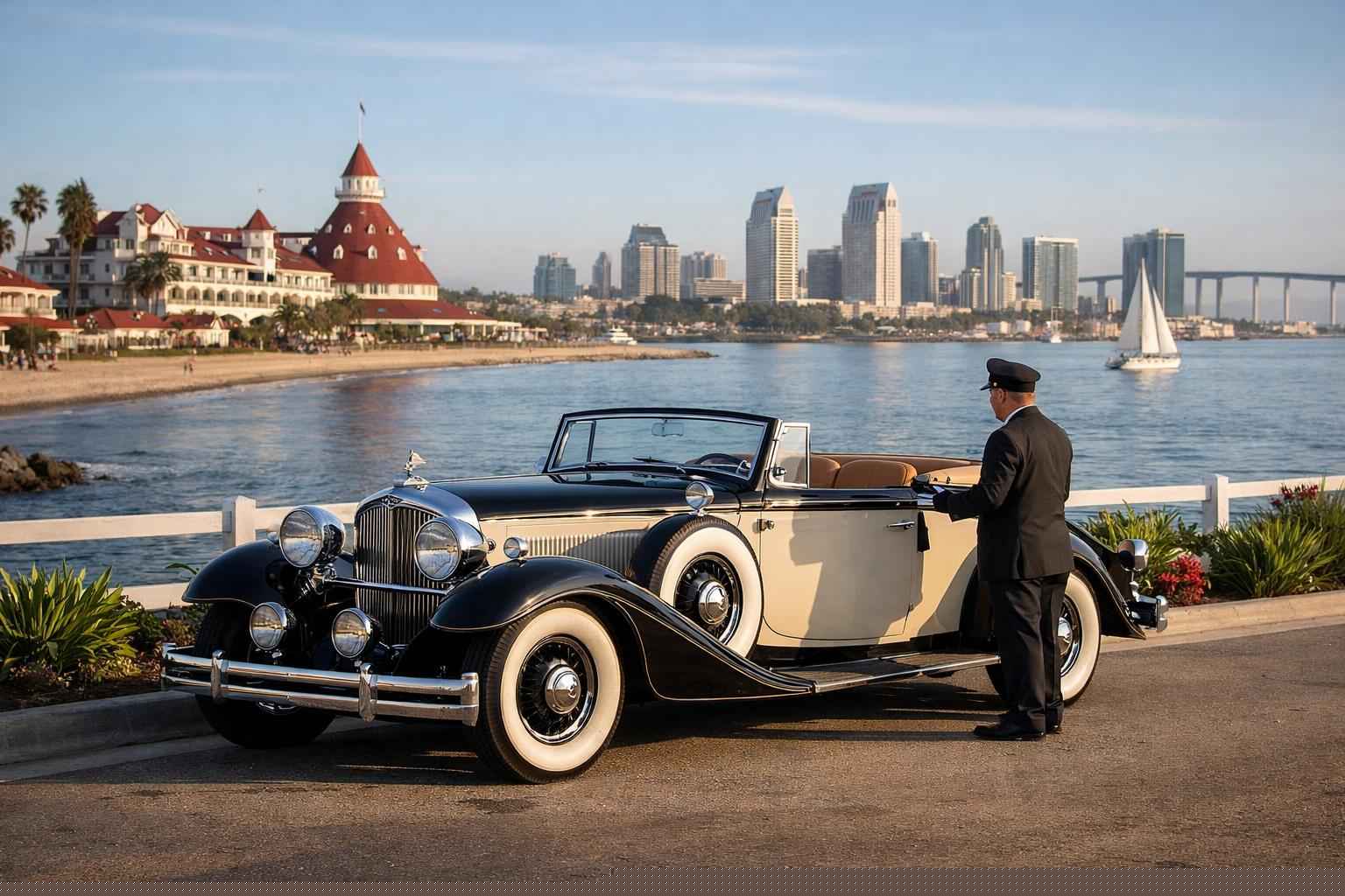 Best Antique Vehicle Rental With Driver In Coronado California