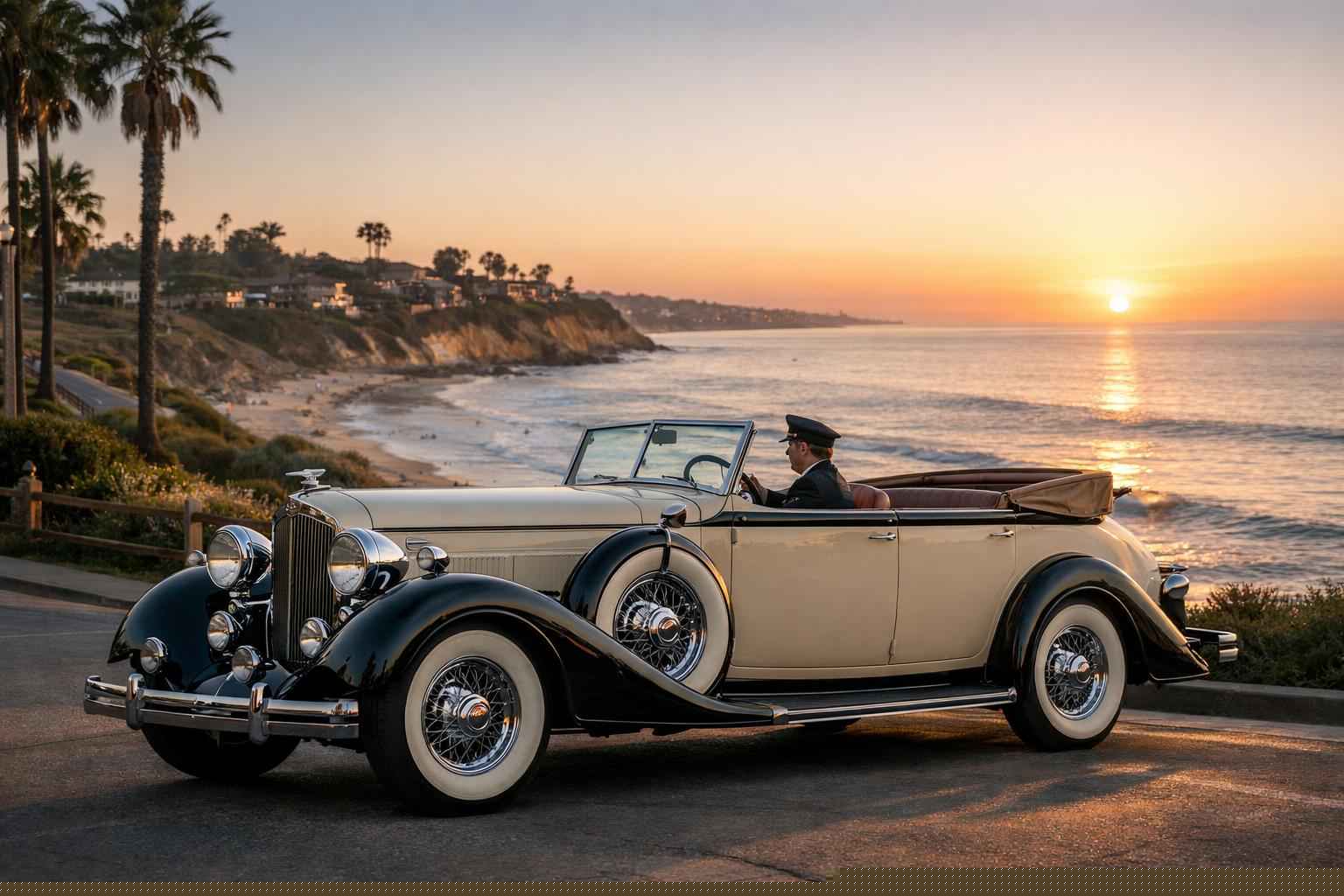 Best Antique Vehicle Rental With Driver In Encinitas California