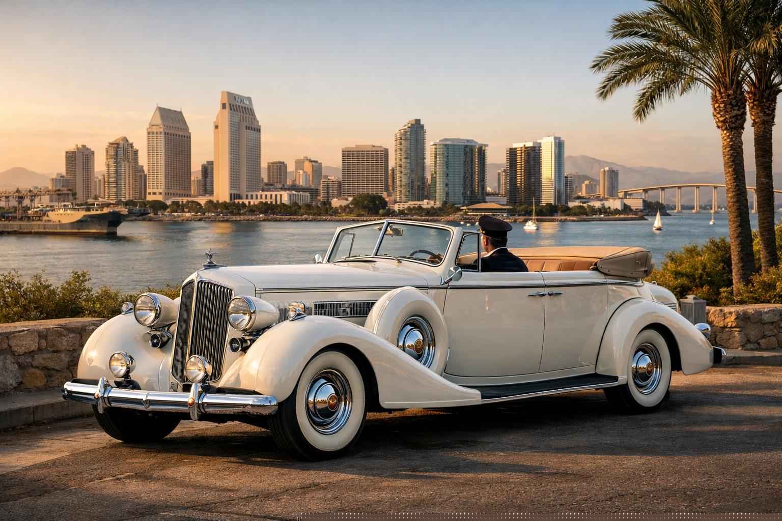 Best Antique Vehicle Rental With Driver In San Diego California
