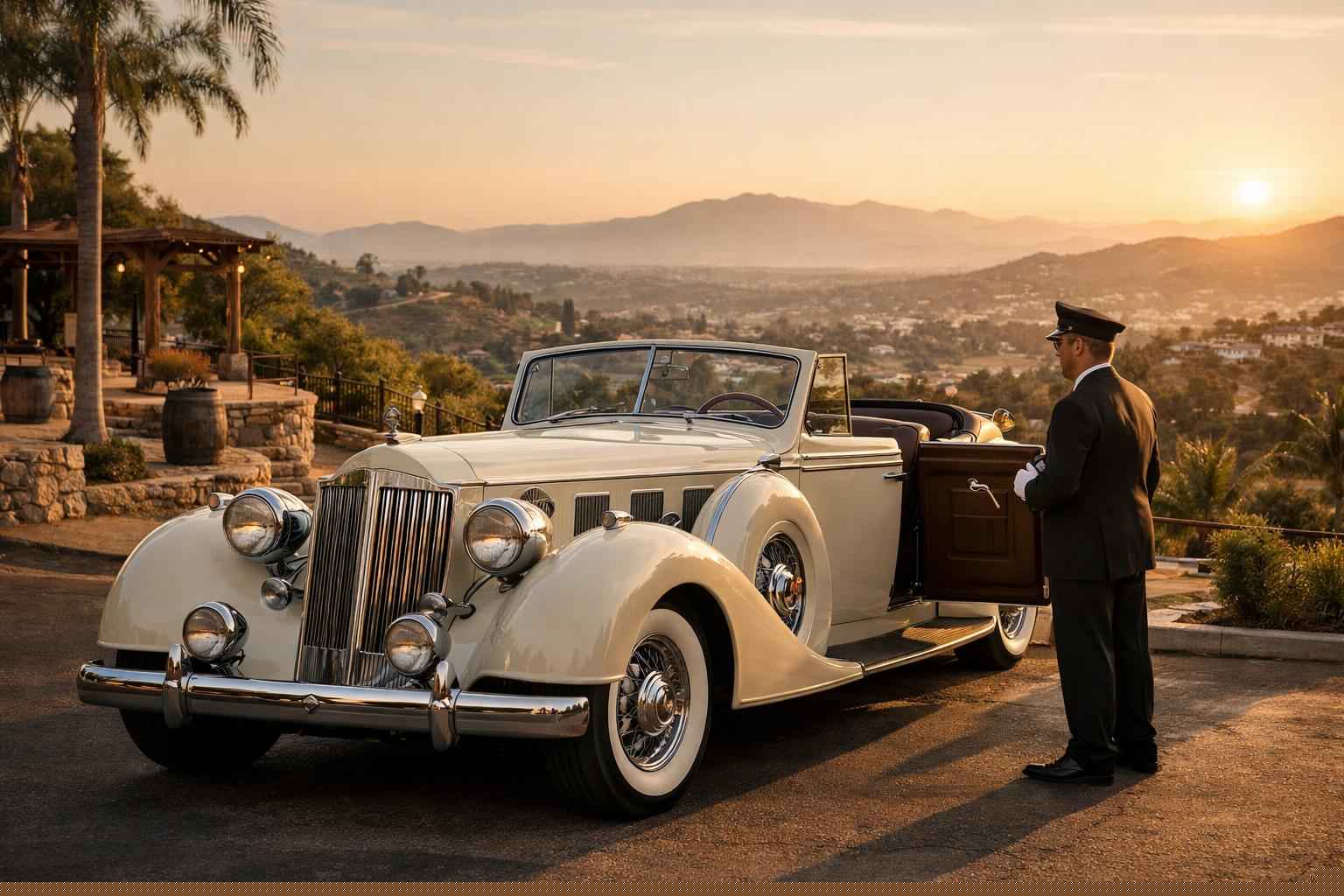 Best Antique Vehicle Rental With Driver In Vista California