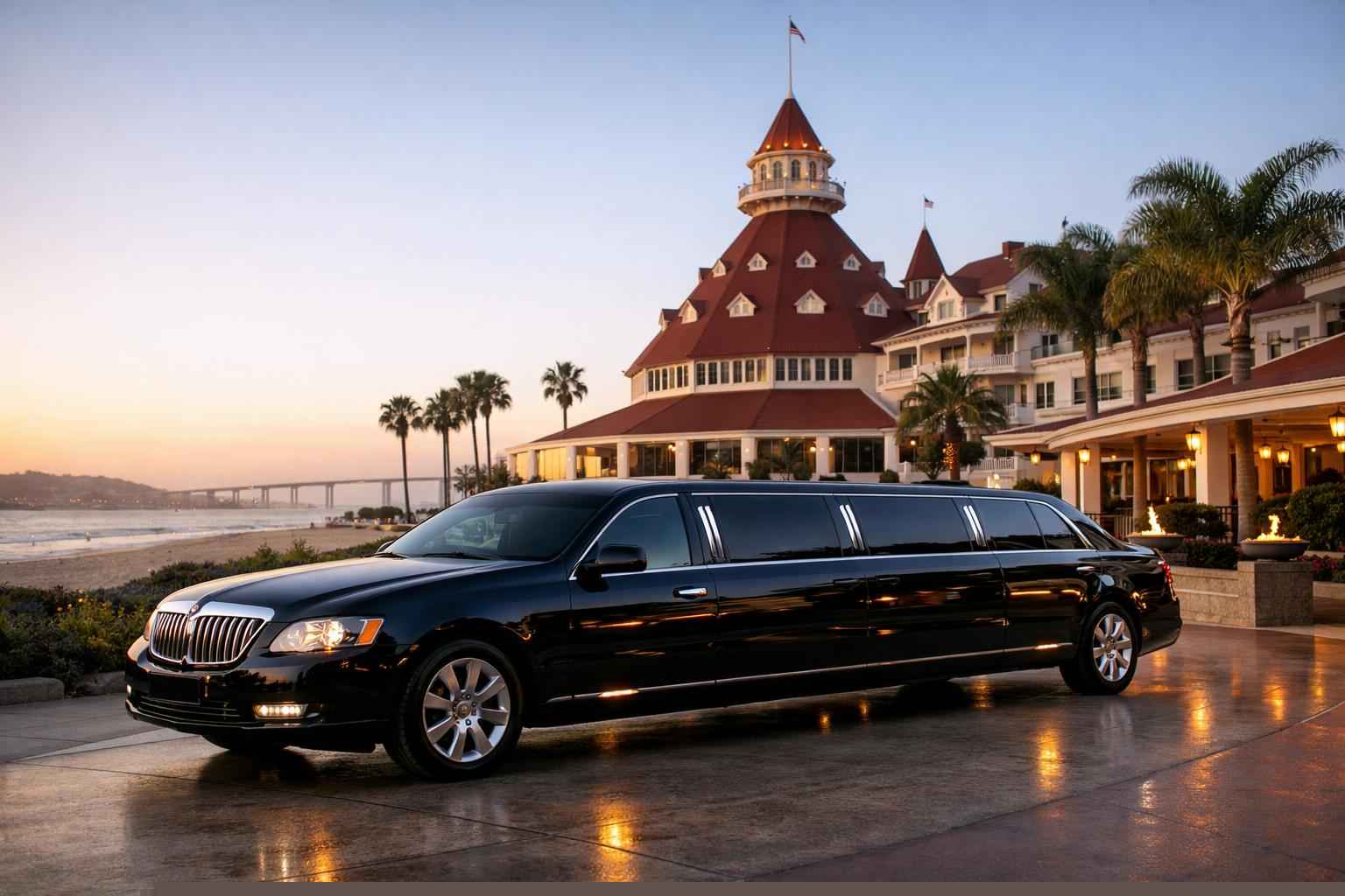 Best Black Limo Rental In Coronado California