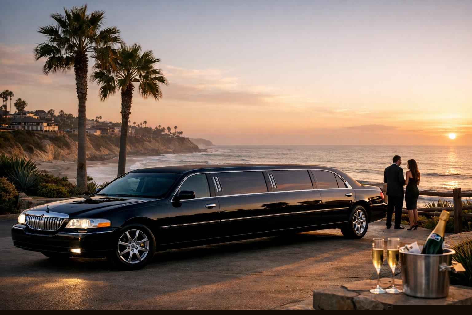 Best Black Limo Rental In Solana Beach California
