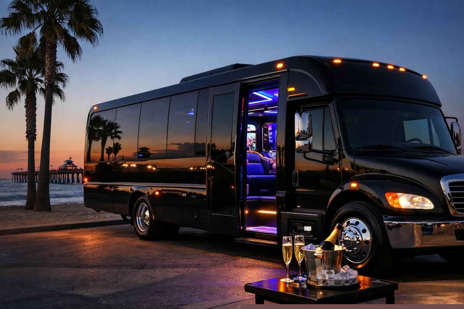 Black Party Bus Rental In Imperial Beach California Best Black Party Bus Rental In Imperial Beach California