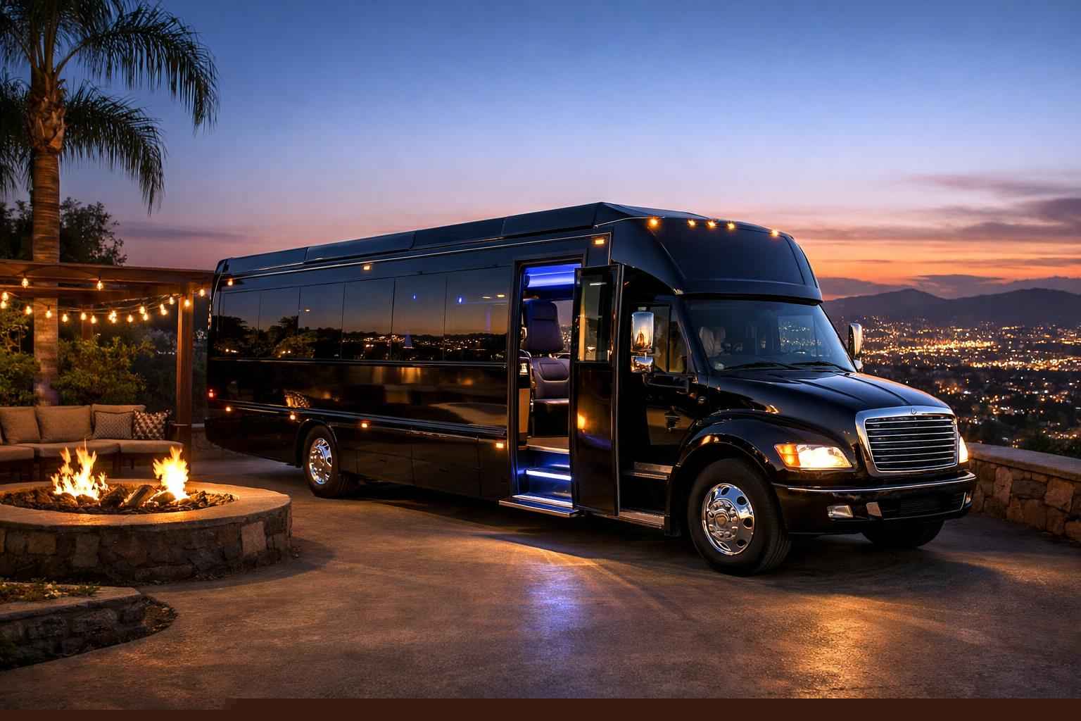 Best Black Party Bus Rental In La Mesa California