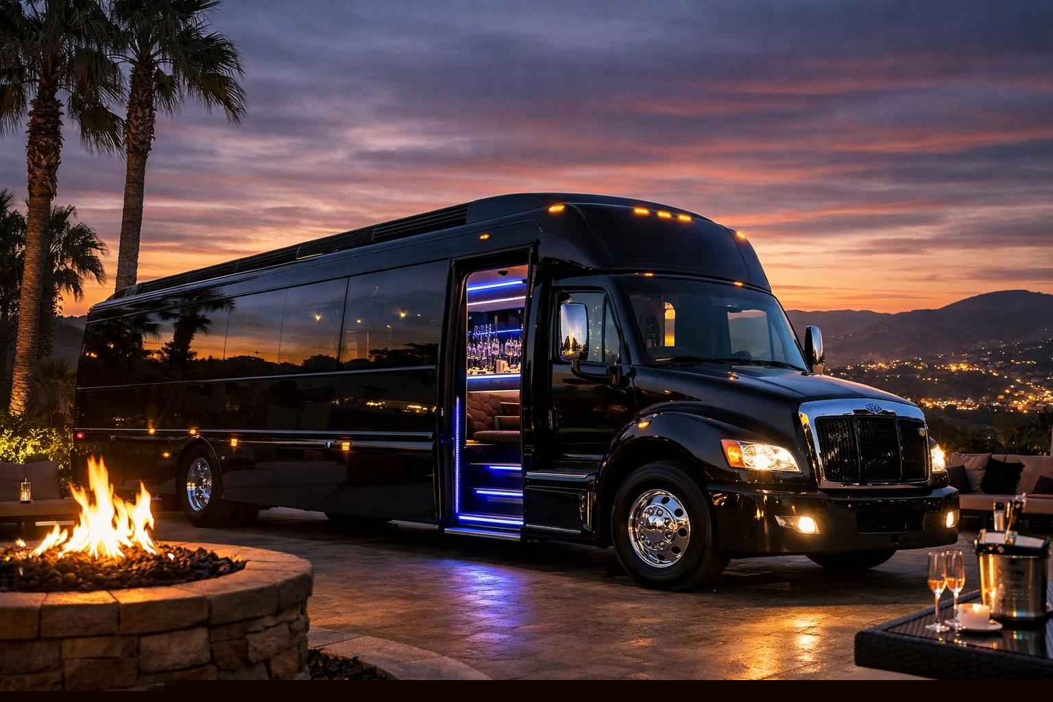 Best Black Party Bus Rental In San Marcos California