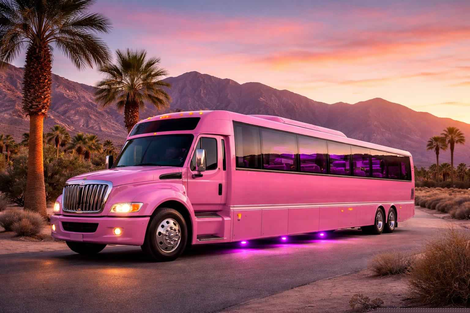 Best Borrego Springs Ca Pink Party Bus Company