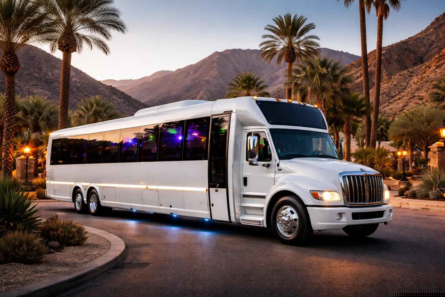 Best Borrego Springs Ca White Party Bus Company