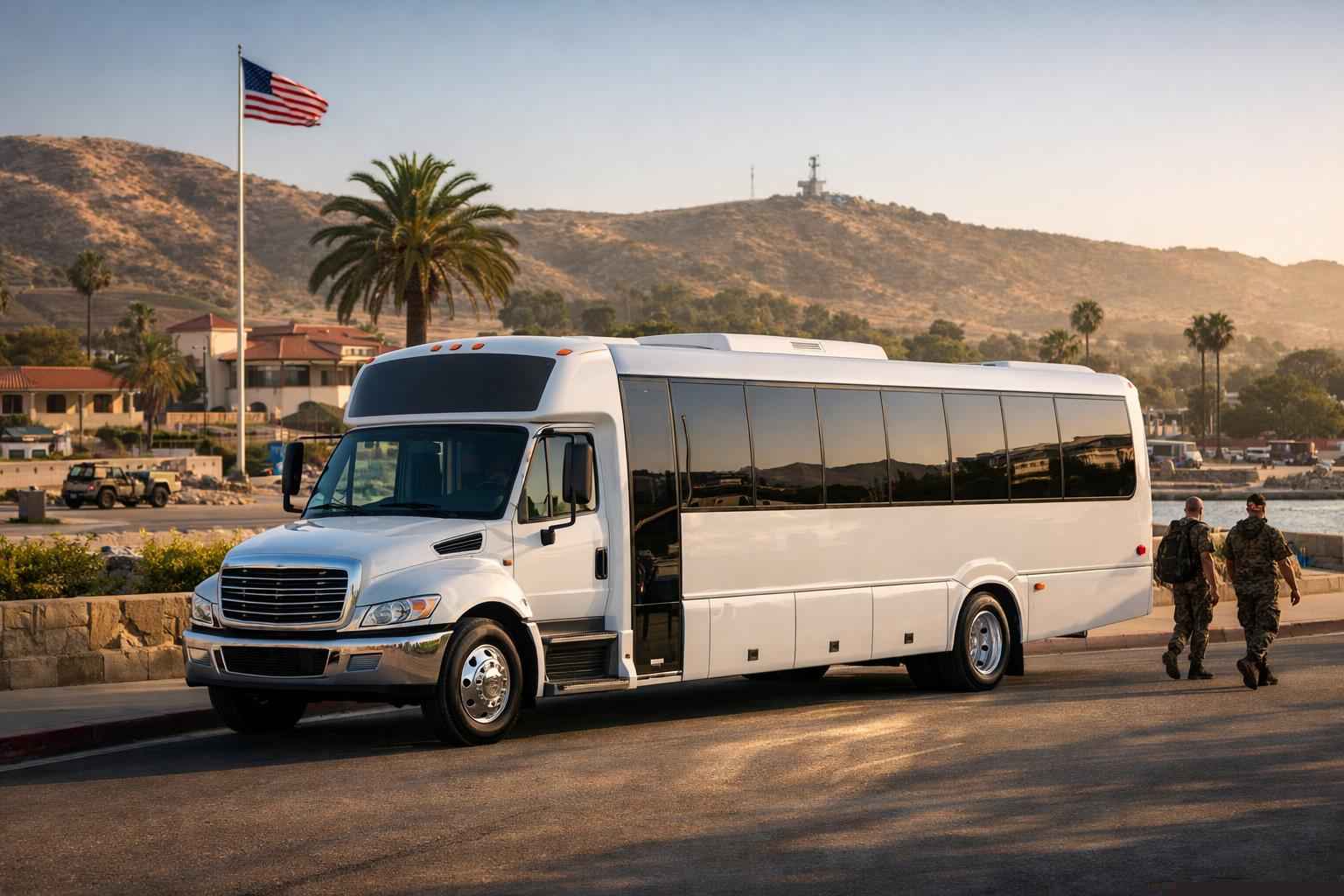 Best Camp Pendleton Mainside Ca Shuttle Bus Company