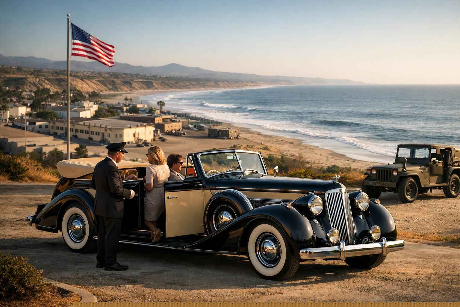 Antique Vehicle Rental With Driver In Camp Pendleton South California Best Camp Pendleton South Ca Antique Vehicle Company