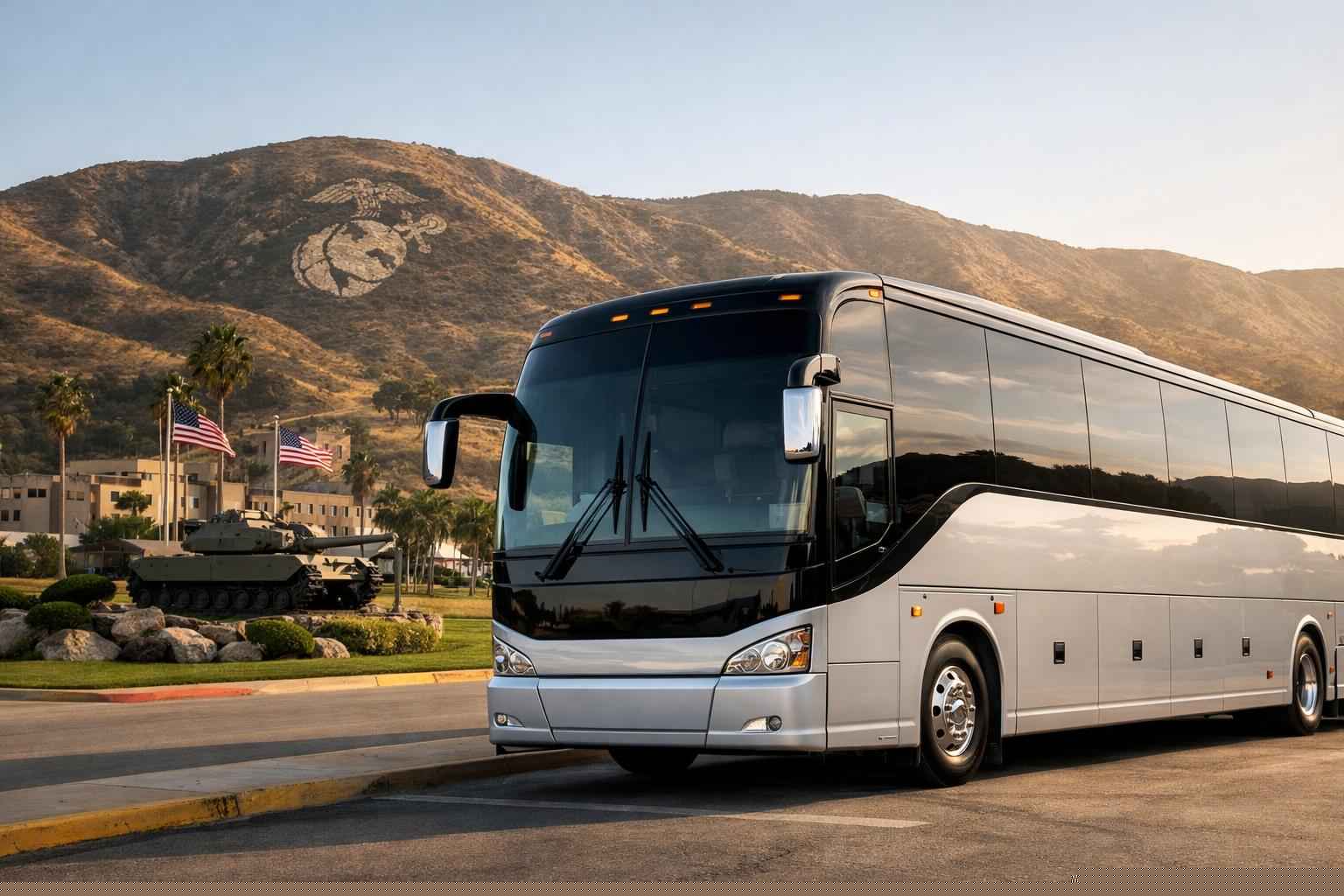 Charter Bus Rental In Camp Pendleton South California Best Camp Pendleton South Ca Charter Bus Company
