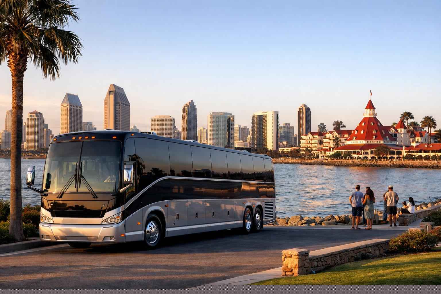 Best Charter Bus Rental In Coronado California