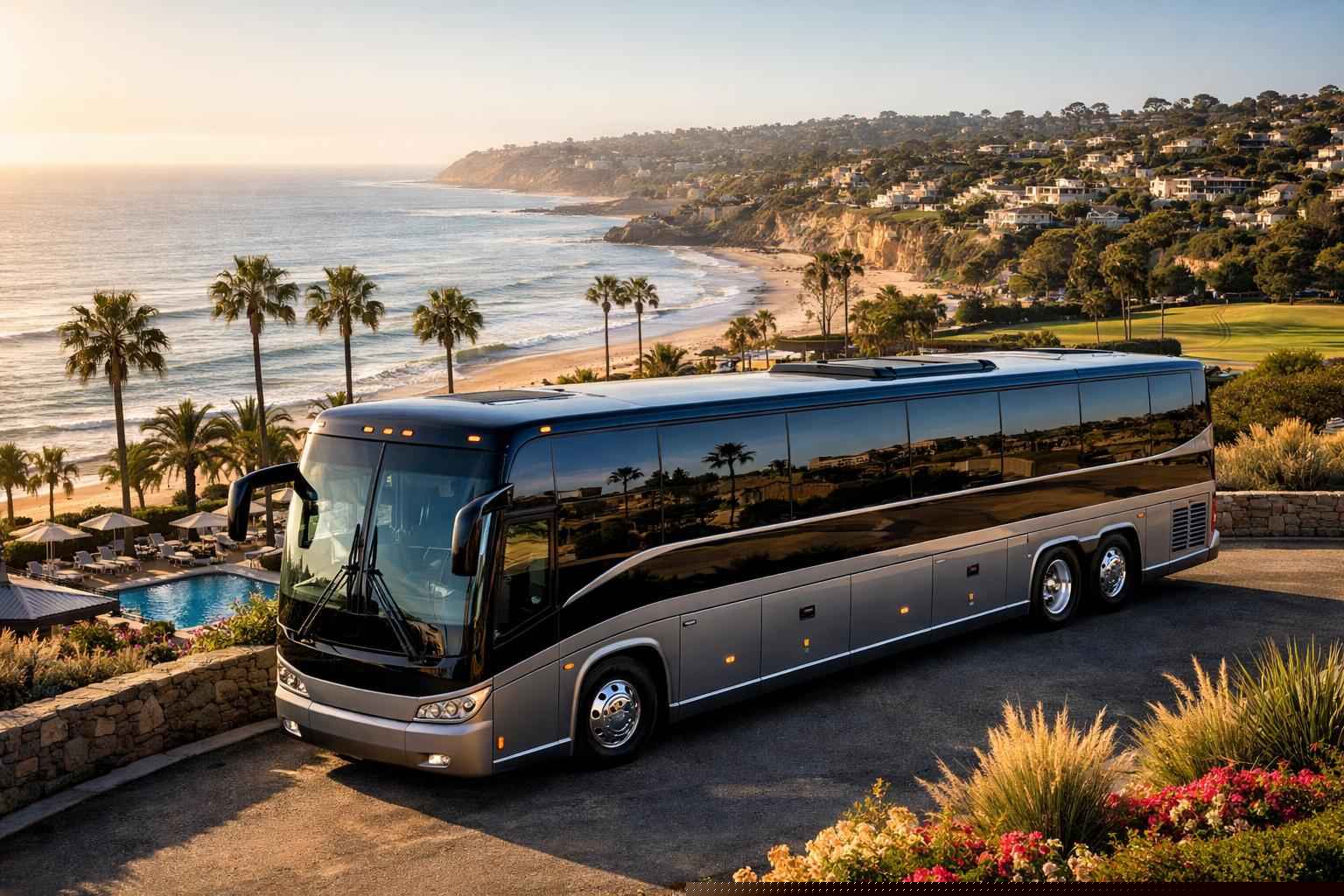 Charter Bus Rental In Del Mar California Best Charter Bus Rental In Del Mar California
