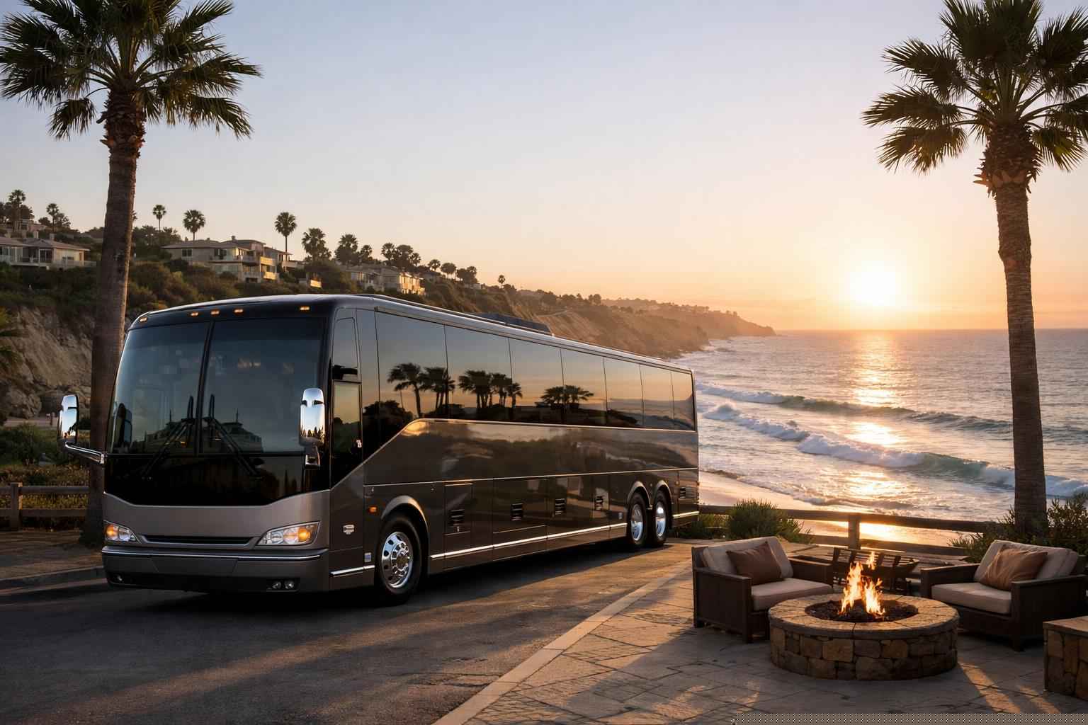 Best Charter Bus Rental In Solana Beach California