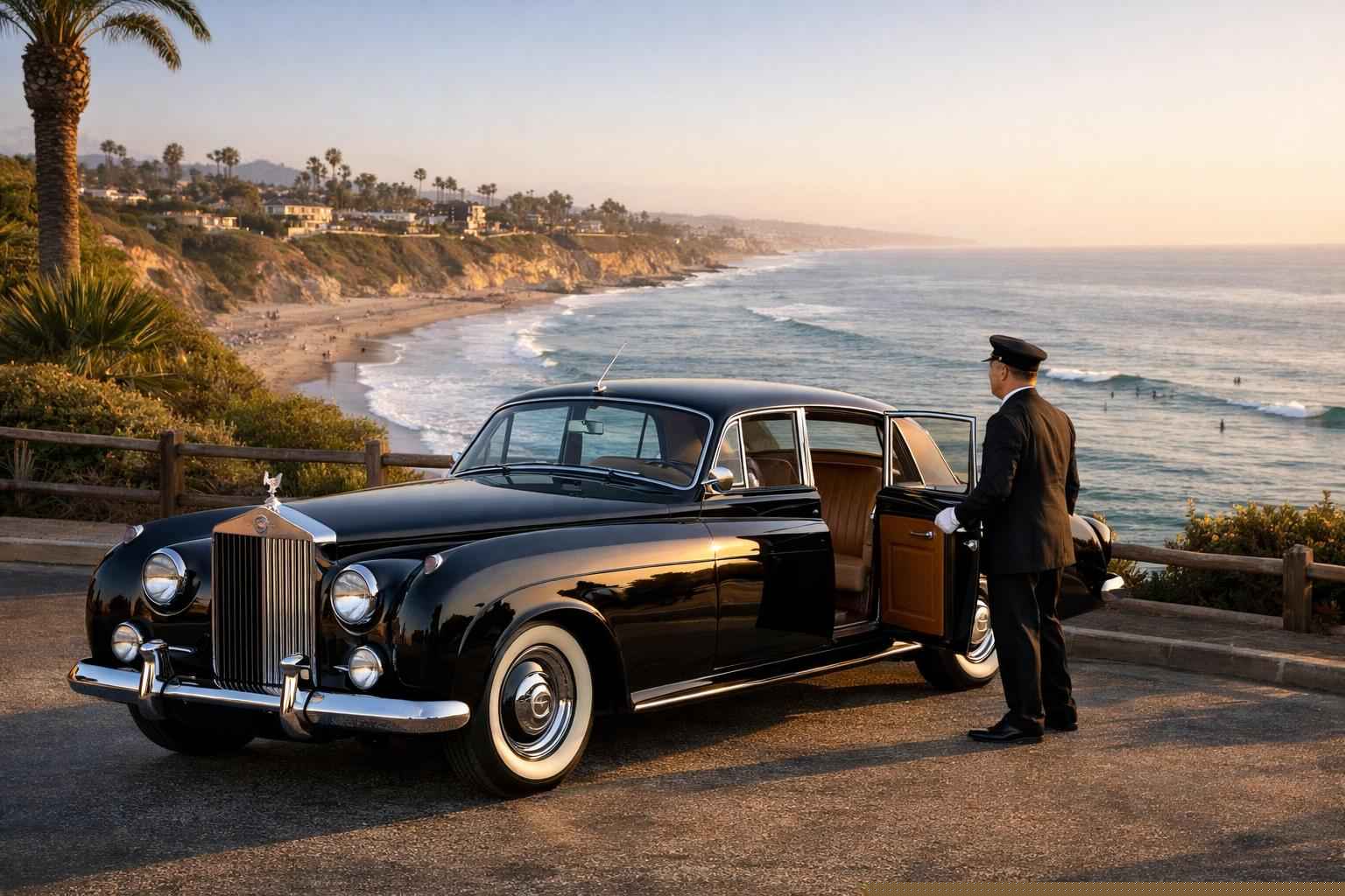 Best Classic Car Chauffeur Service In Del Mar California