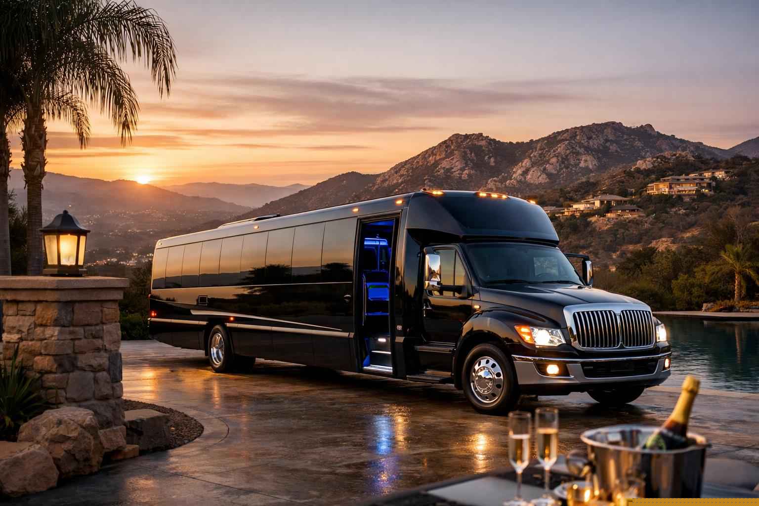 Limo Bus Rental In Granite Hills California Best Granite Hills Ca Limo Bus Company