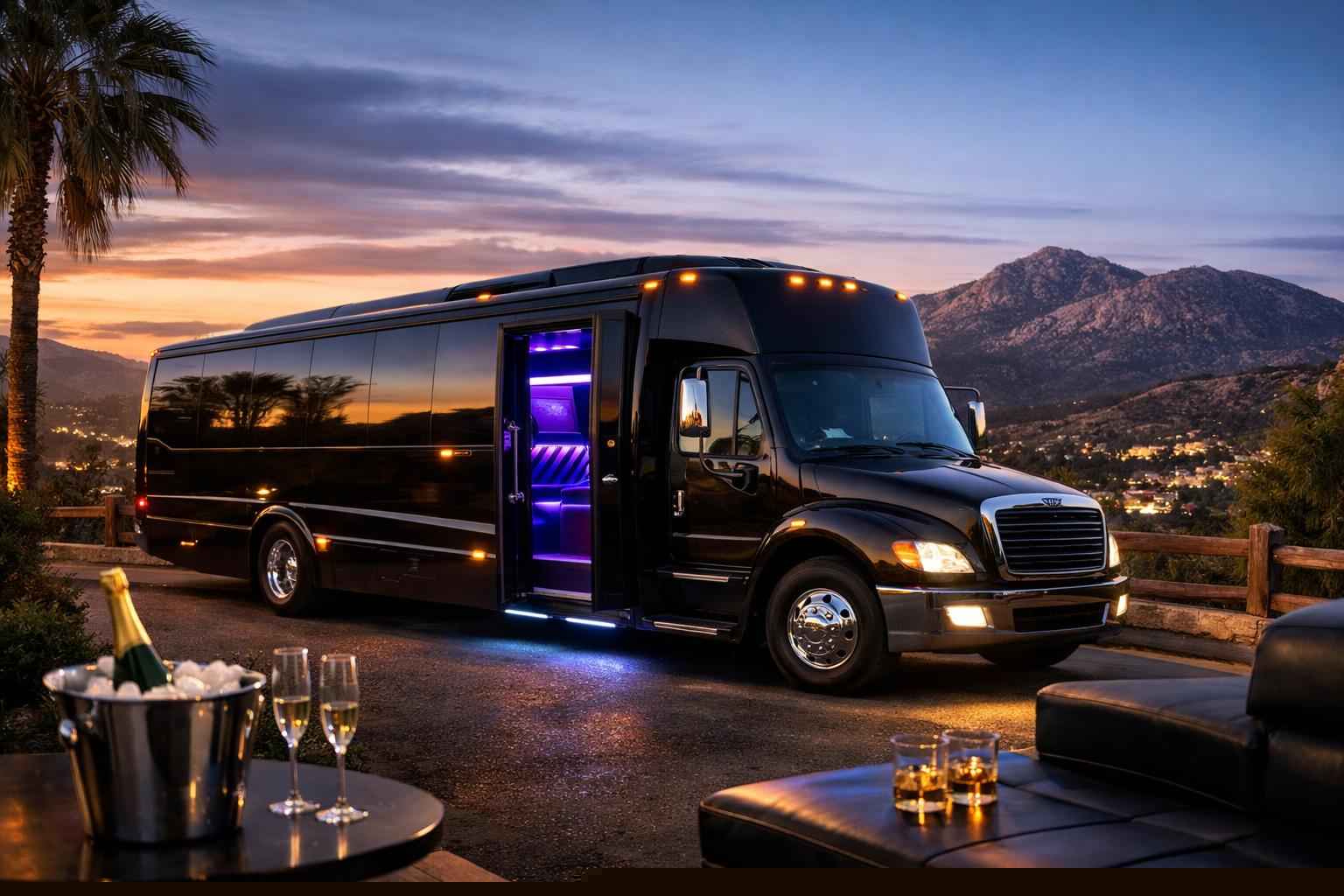 Party Bus Rental In Granite Hills California Best Granite Hills Ca Party Bus Company