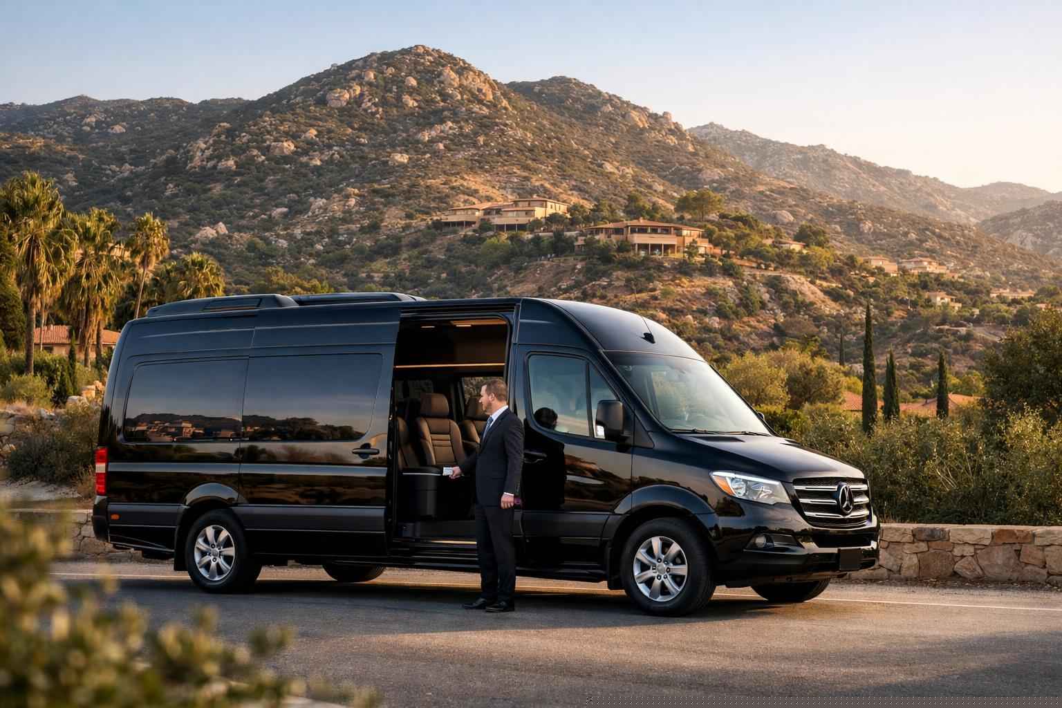 Passenger Van With Driver In Granite Hills California Best Granite Hills Ca Passenger Van Company